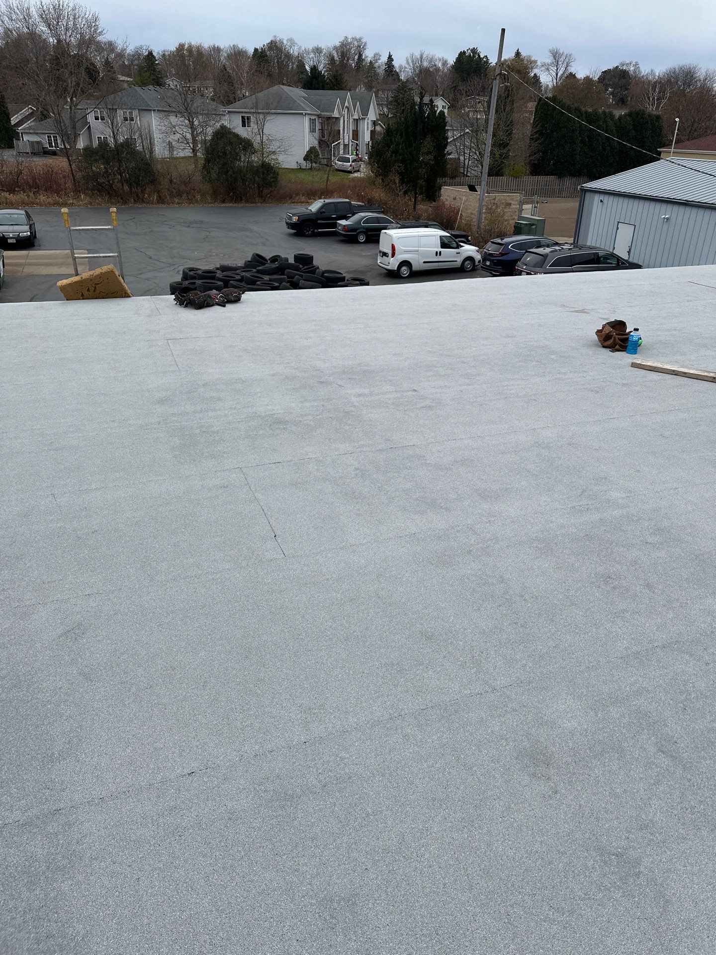 Commercial Roofing using Certainteed Flintastic Self Adhered by Stendahl Services