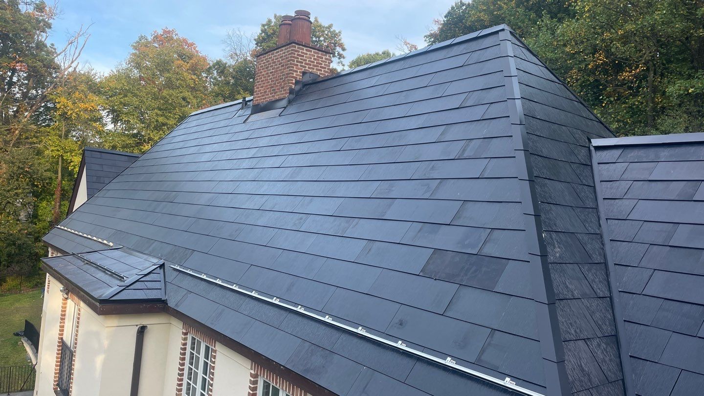Tesla Solar Roof near Hershey, PA by American Home Contractors