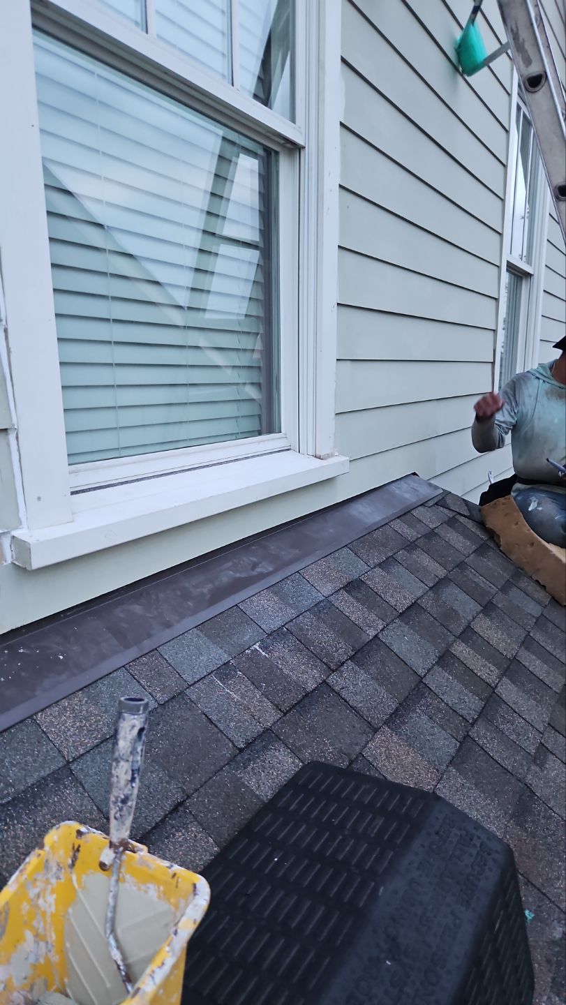 Flashing and siding repair by Indigo State Roofing