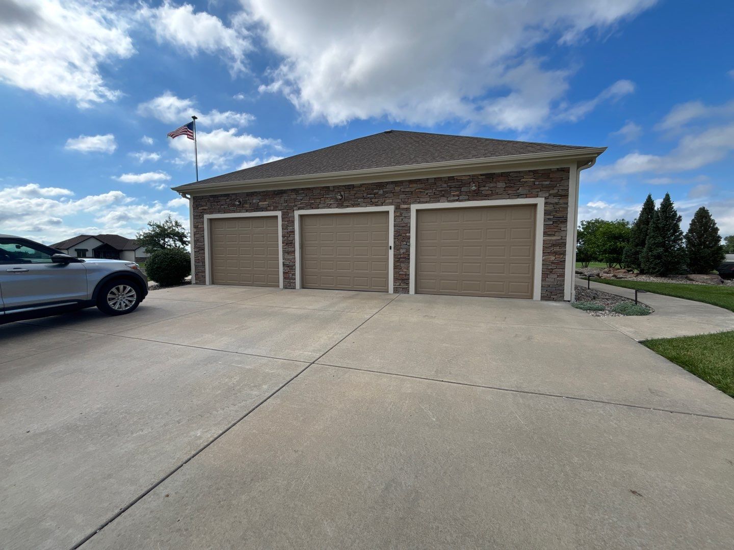Exterior Painting and Wood Rot Repair for Wellsville Residence by Cougar Painting