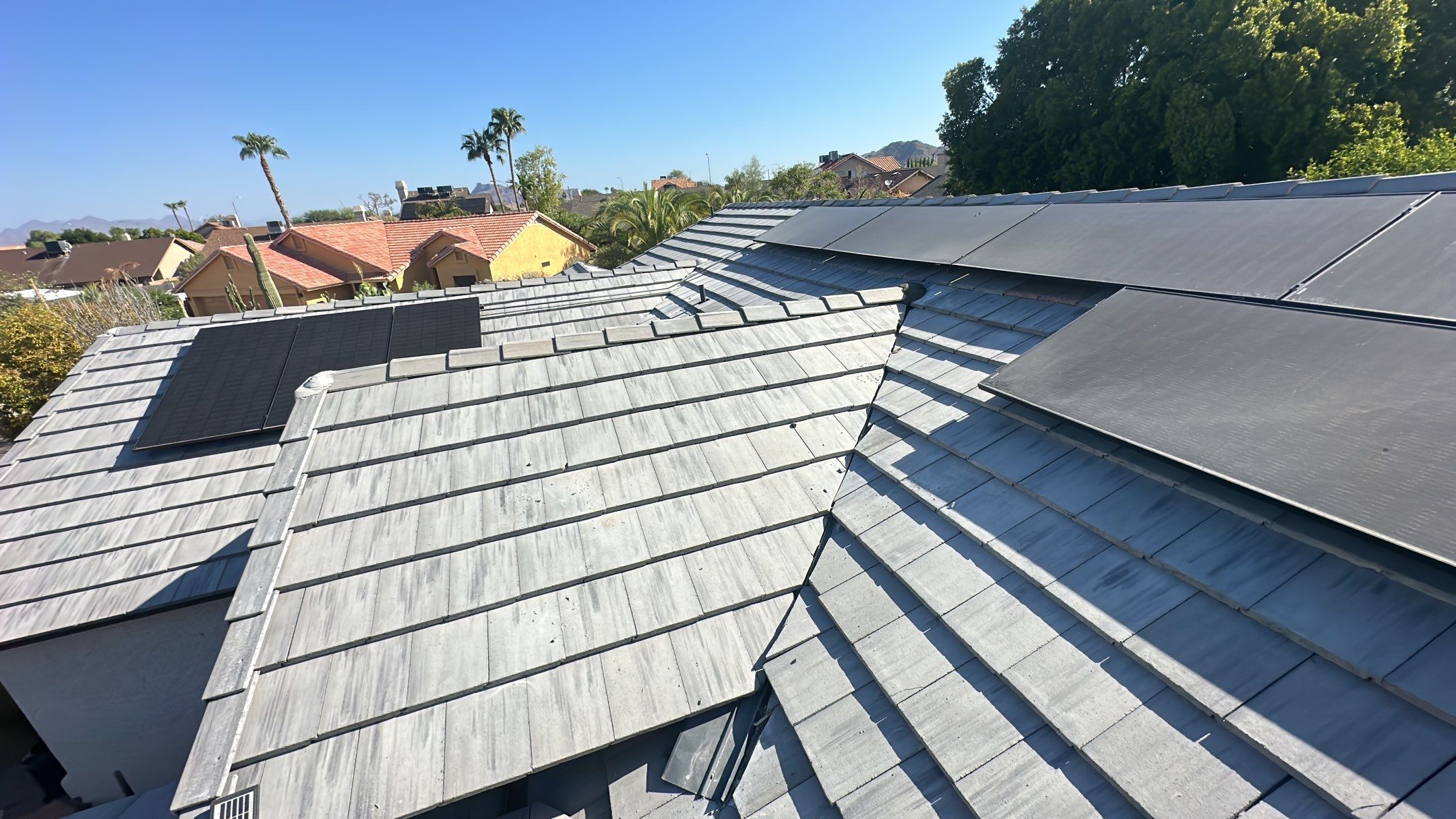 Sterling Gray Concrete Tile by Reimagine Roofing