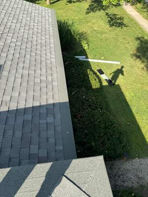 Turtle Shell gutter protection installation in Naperville, IL 60565, photograph 24