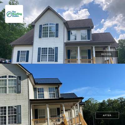 Metal Roof Replacement in Bessemer (Black)