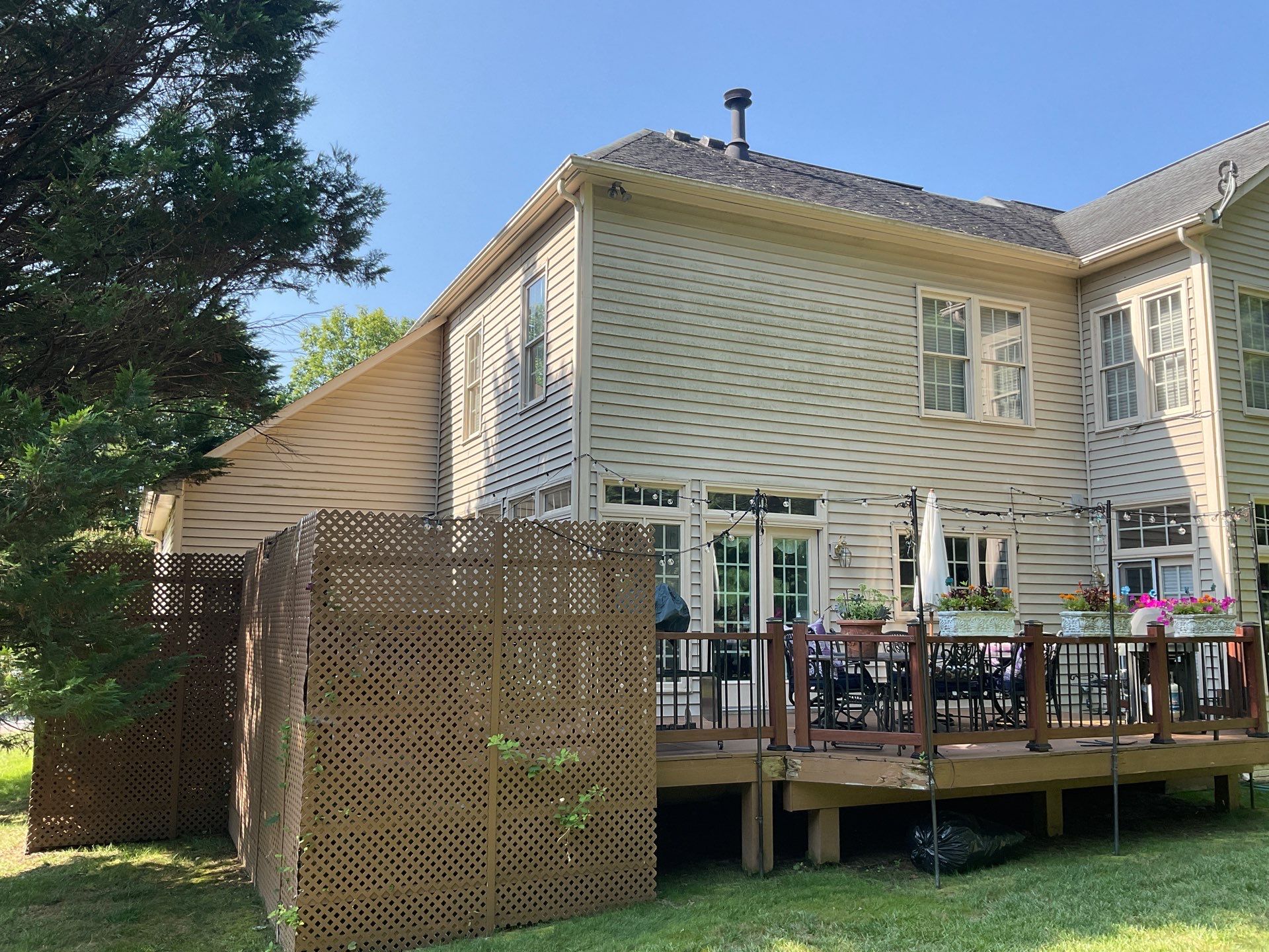 New Gutters, New Floor, New steps, New Paint job by Alpha Design Services