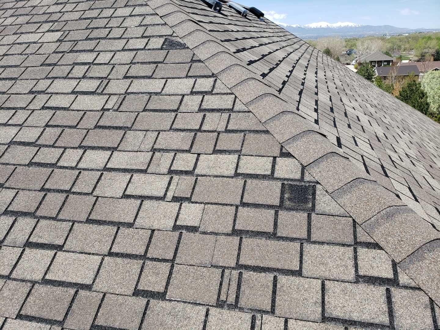 Hail Damage using GAF Timberline Ultra by The Roof Doctor