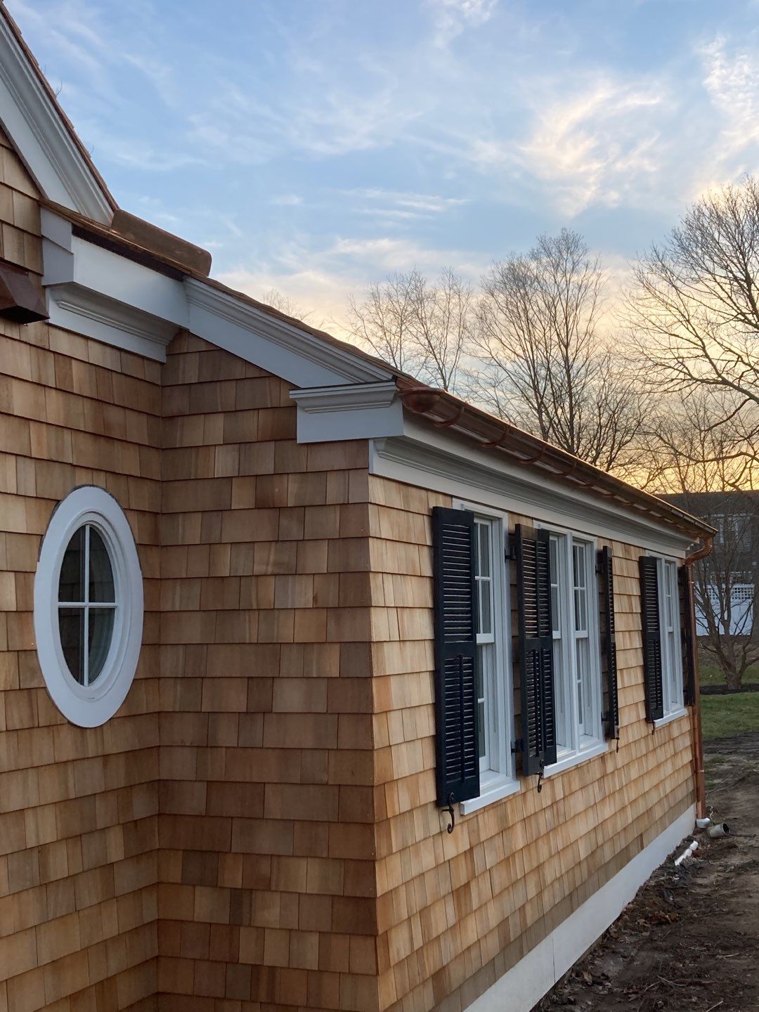 Copper Gutter Installation in Osterville, MA   by Gutter Pro Enterprises