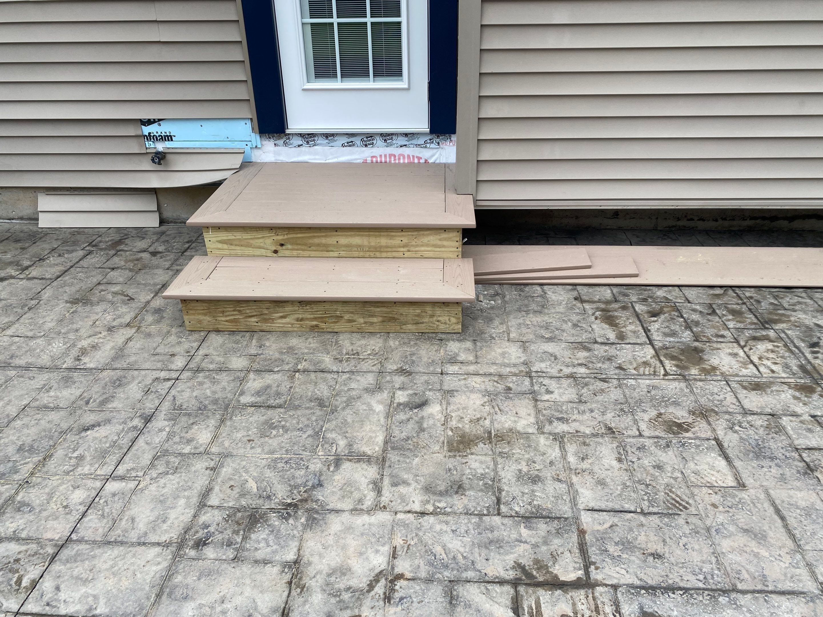 Stamped Concrete by Ivy Lea Construction