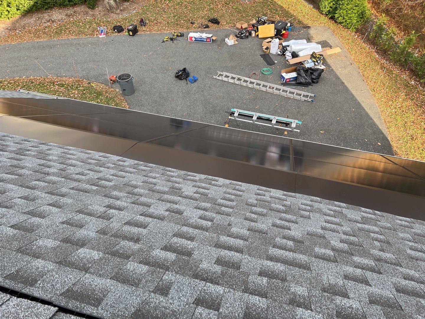 Solar Roof using GAF Decotech integrated panels by American Home Contractors