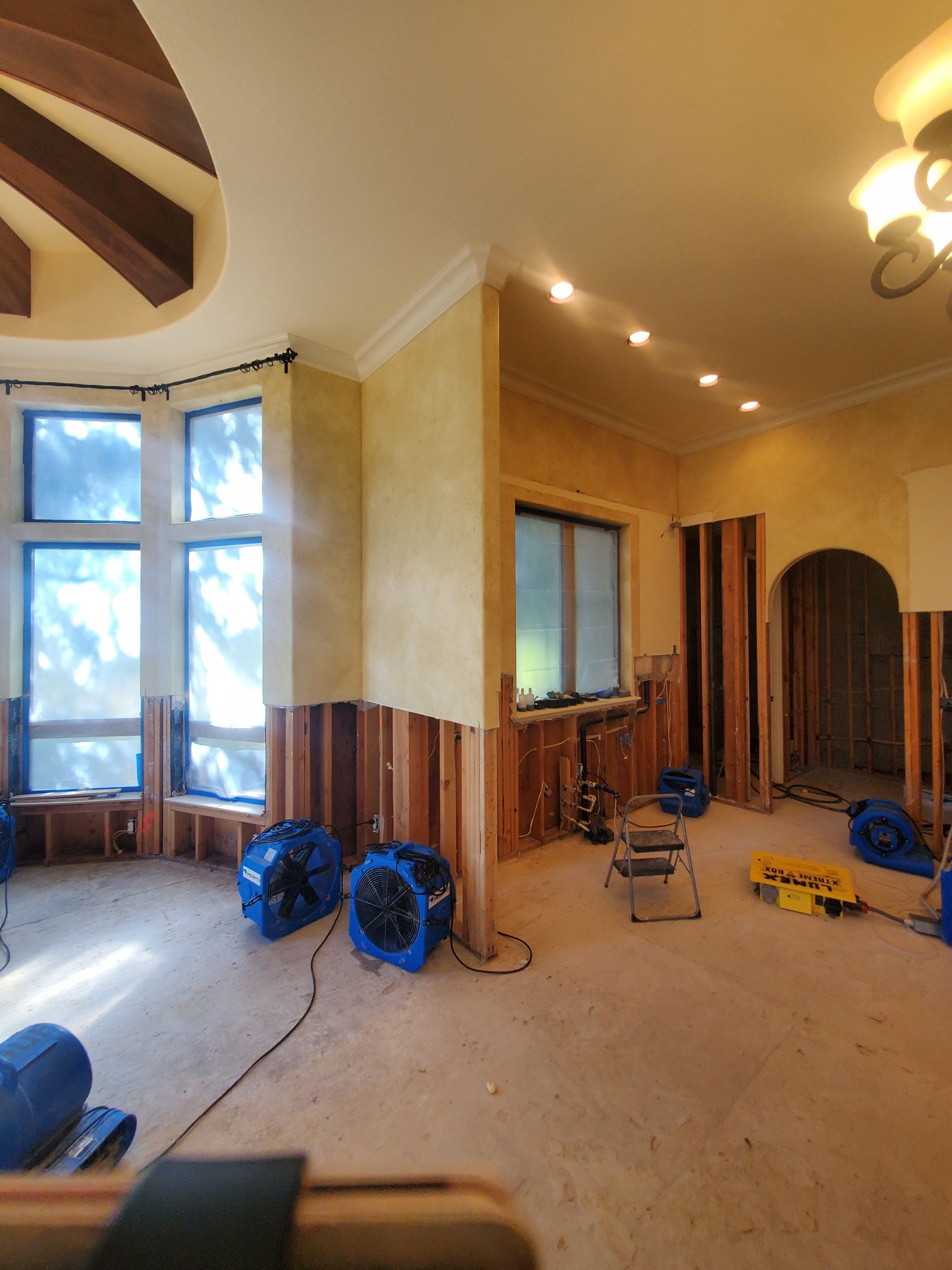 Property Affected by Severe Water Damage by Construction Now LLC