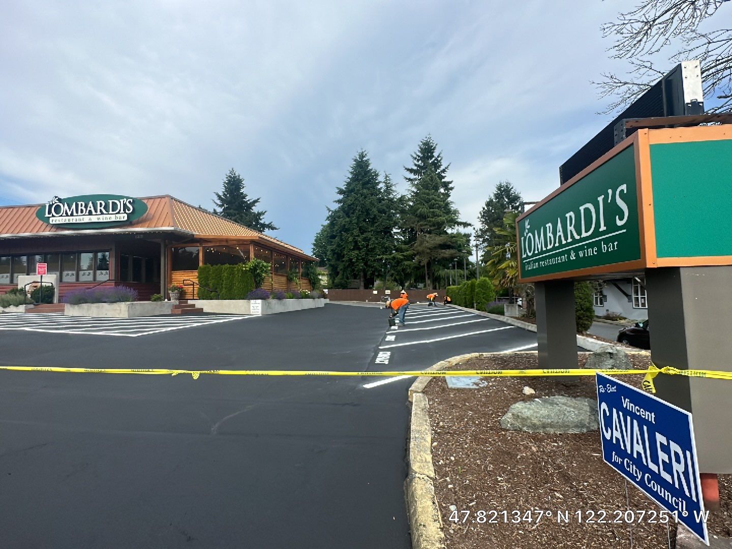 Lombardi's Restaurant/Bothell WA by Jireh Asphalt & Concrete Inc 