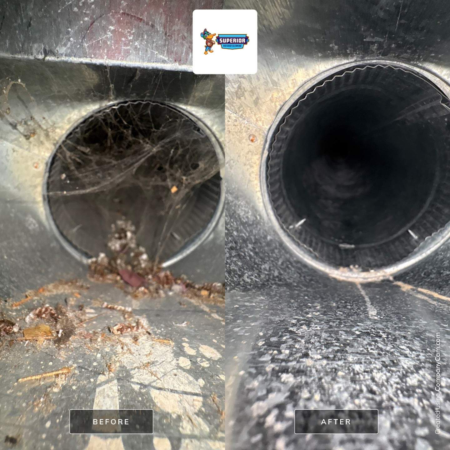Air Duct Cleaning With a Vacuum Truck in Deerfield, OH by Superior Air Duct Cleaning