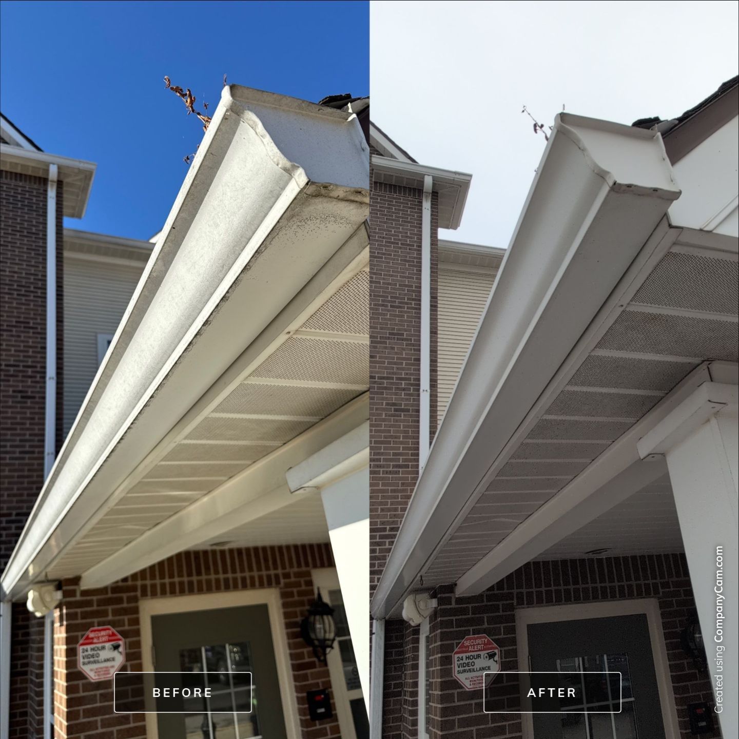 Extended Stay America West Dundee Building Wash by Simmons Power & Soft Washing