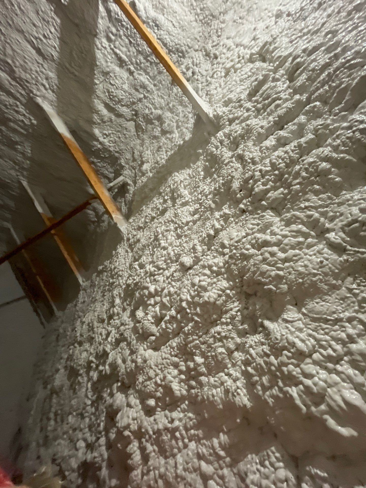 Attic Insulation using open cell spray foam by NYS Foam & Energy