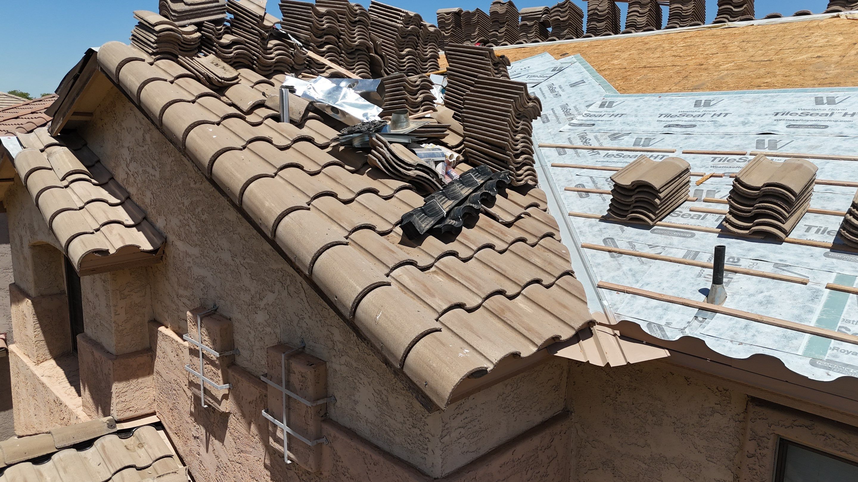 Project in Queen Creek, AZ by Saint Roofing