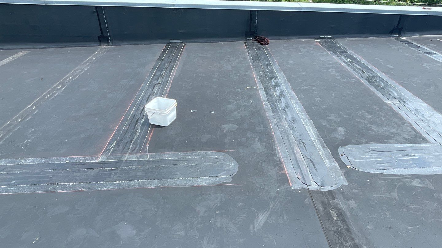 Commercial Roofing Repair using EPDM Roofing by Secure Construction Company Inc