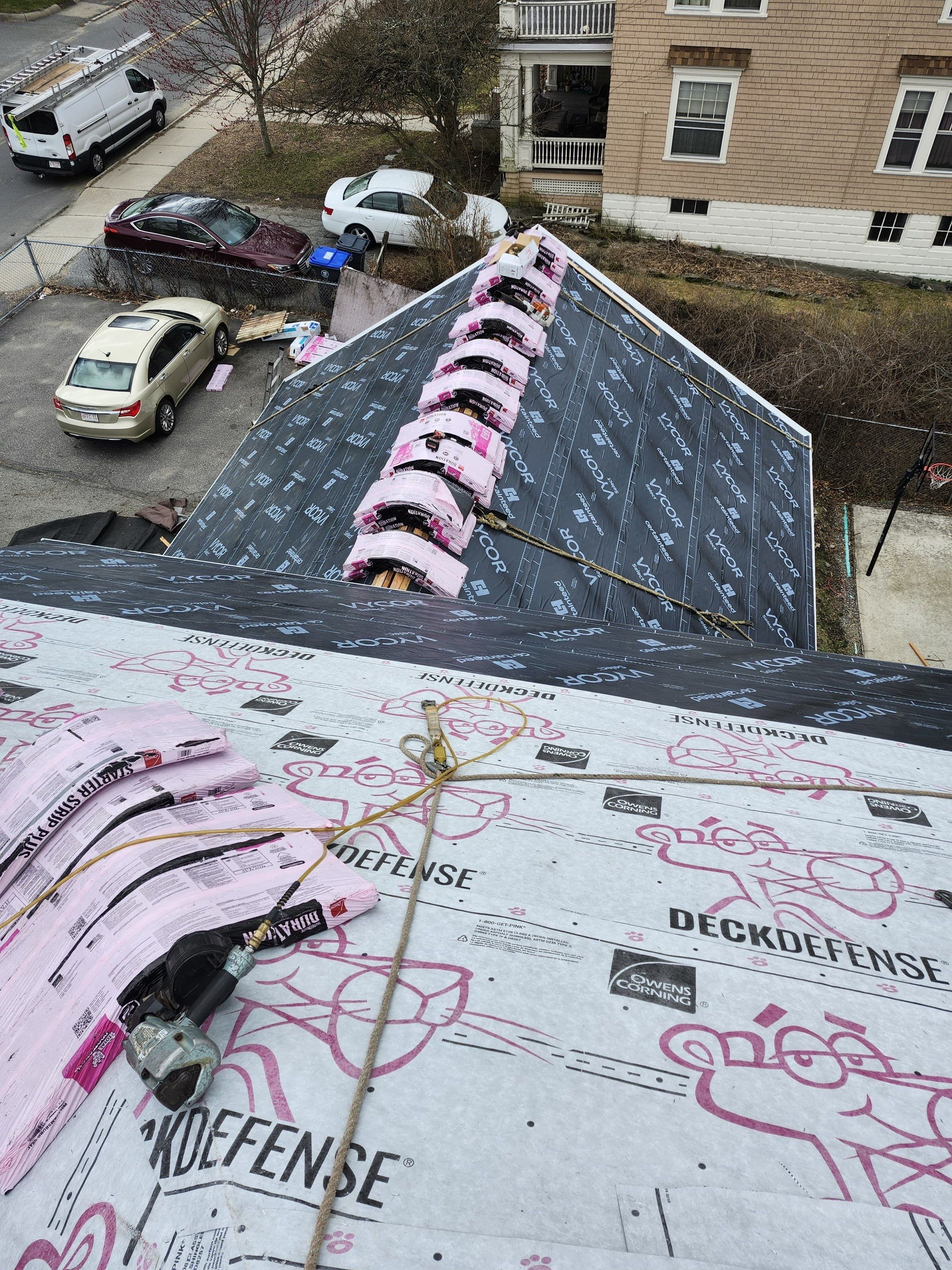 Full Roof Replacement + Seamless Gutters by Mighty Dog Roofing of Greater Middlesex County