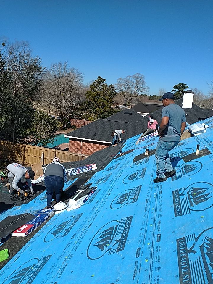 Residential Roofing Installation using Roof Replacement by American Roofing & Construction LLC