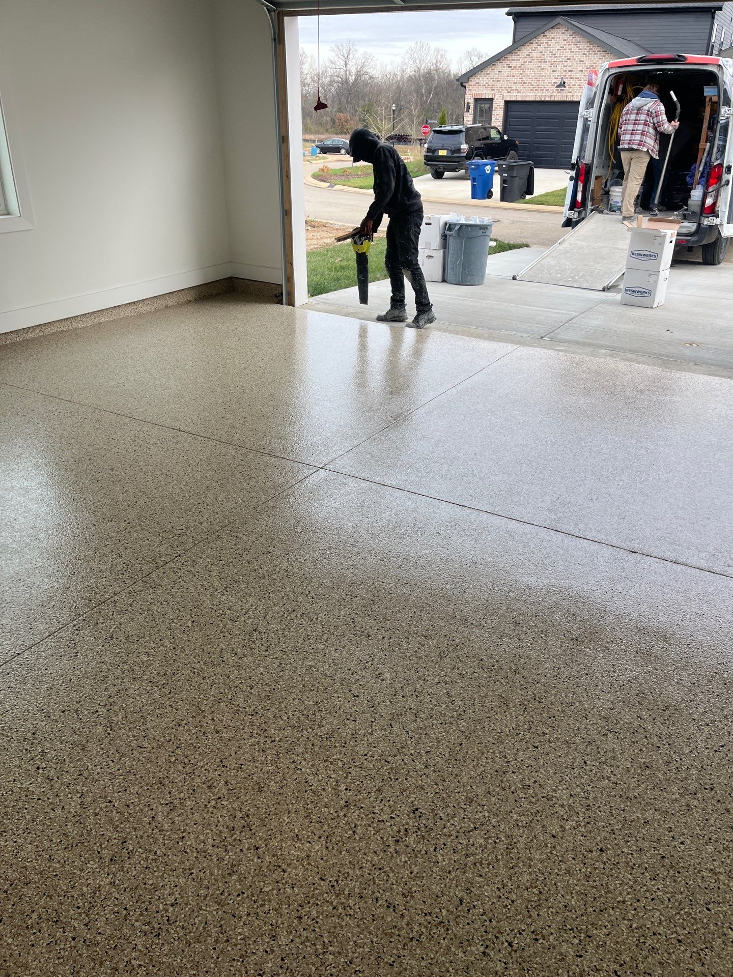Garage Floor Coating using Shoreline by My Garage Floor Guys