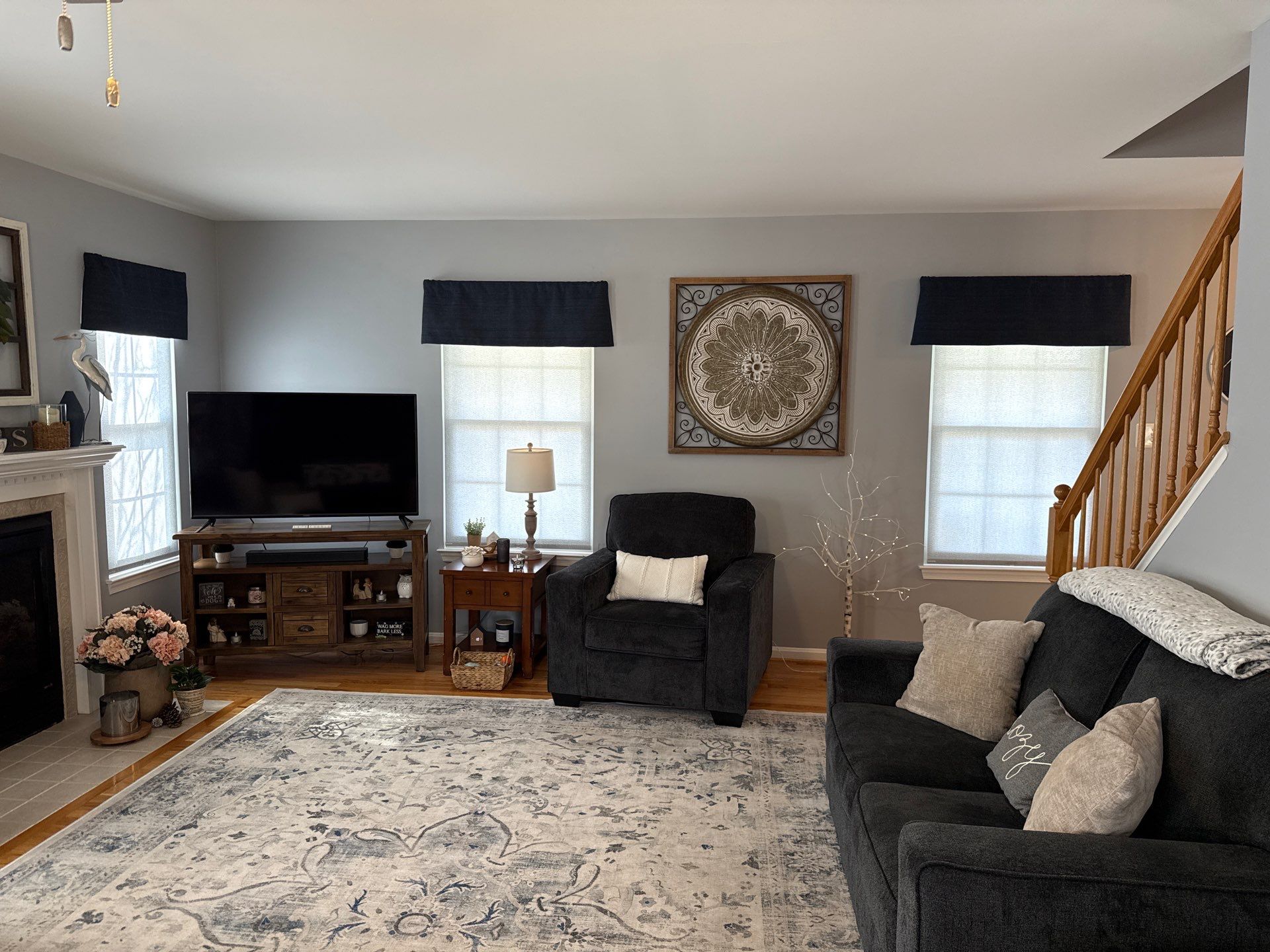 Roller Shade Project in Prince Frederick, MD by Southern Maryland Custom Blinds