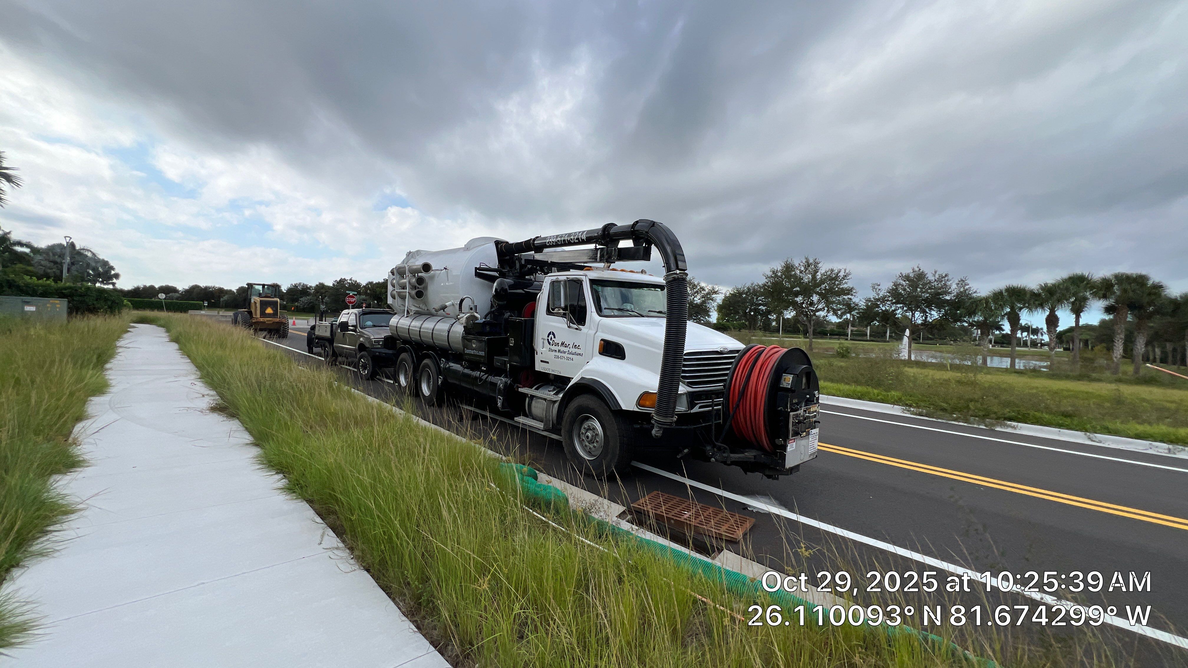 New Construction Road off Rattlesnake in Naples by Don Mar, Inc. Storm Water Solutions