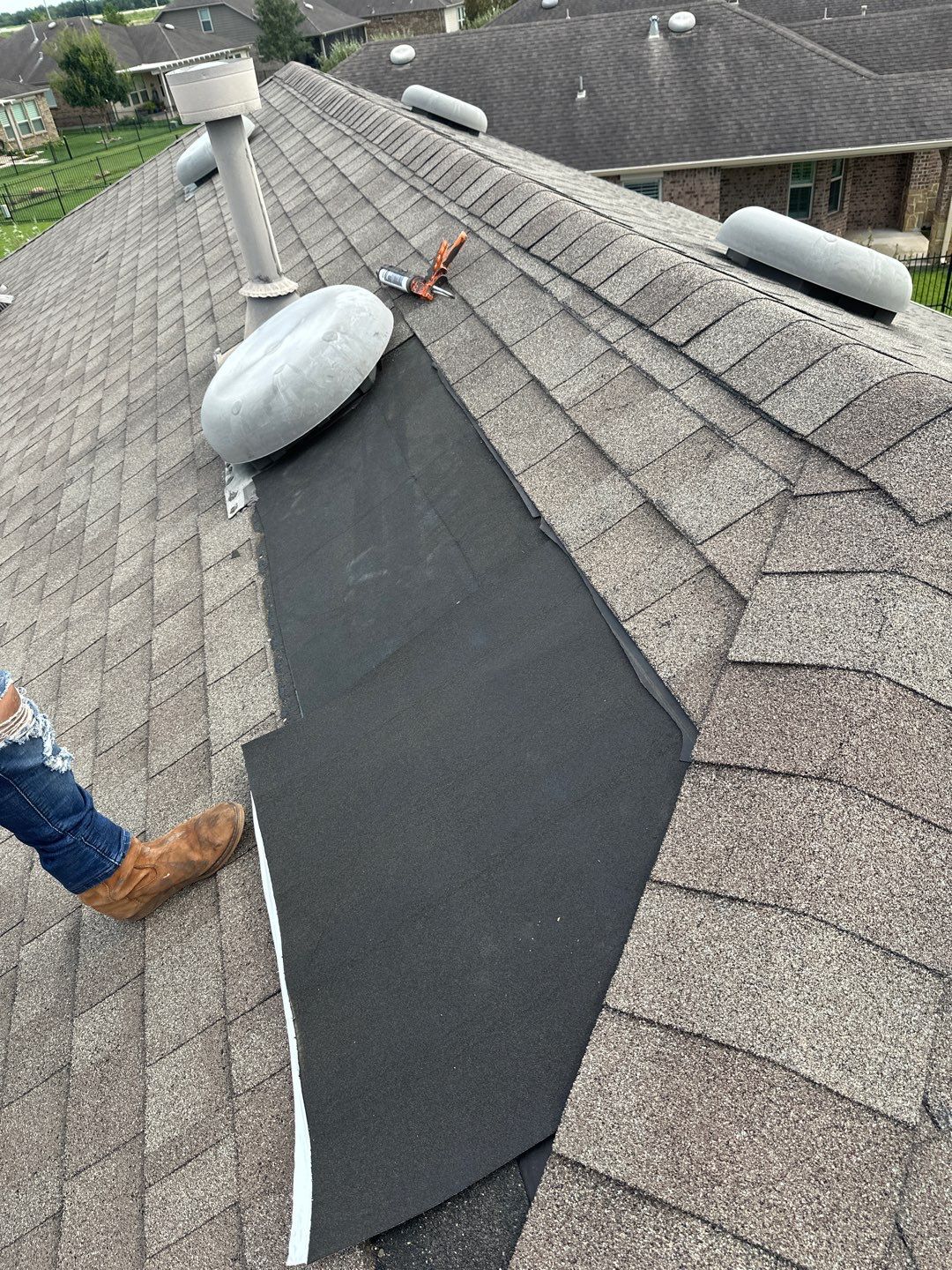 Hail Damage using Owen's Corning Duration (Lifetime) Shingles by Roof Repair Services LLC