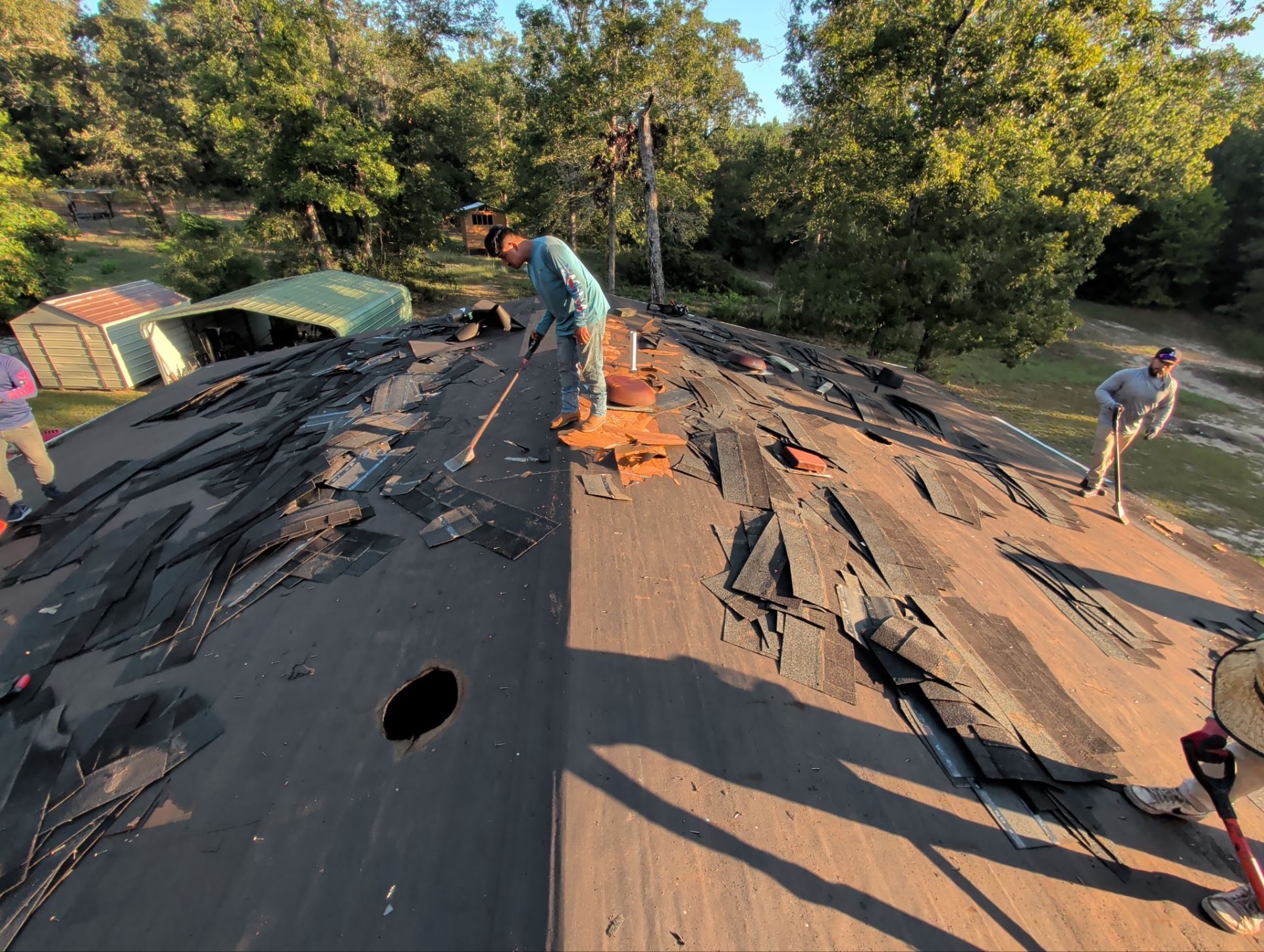 Project in Conroe by Roof Guard And Construction