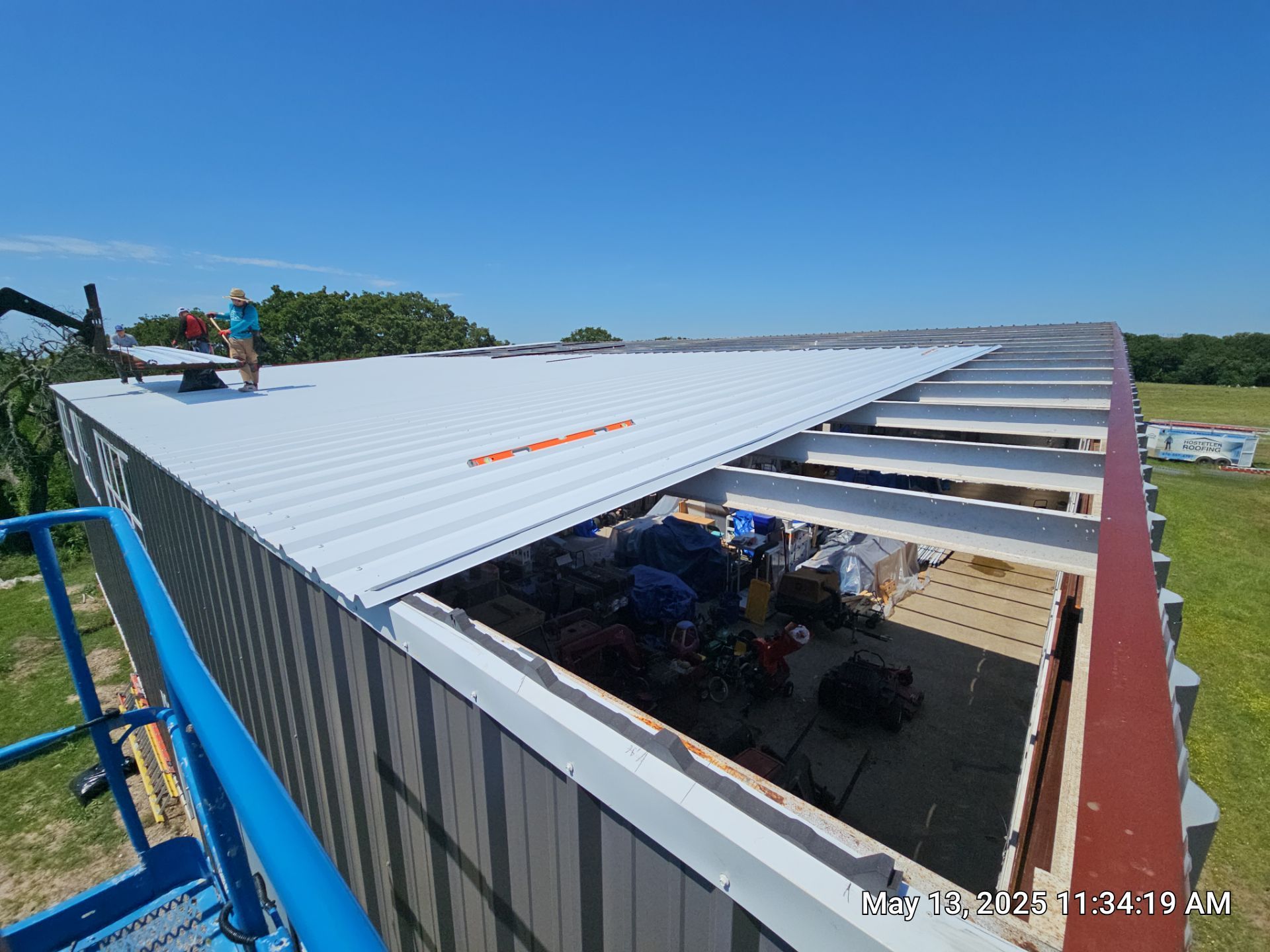 Complete Restoration with Skylight/Window Install - Greenville, TX by Hostetler Roofing