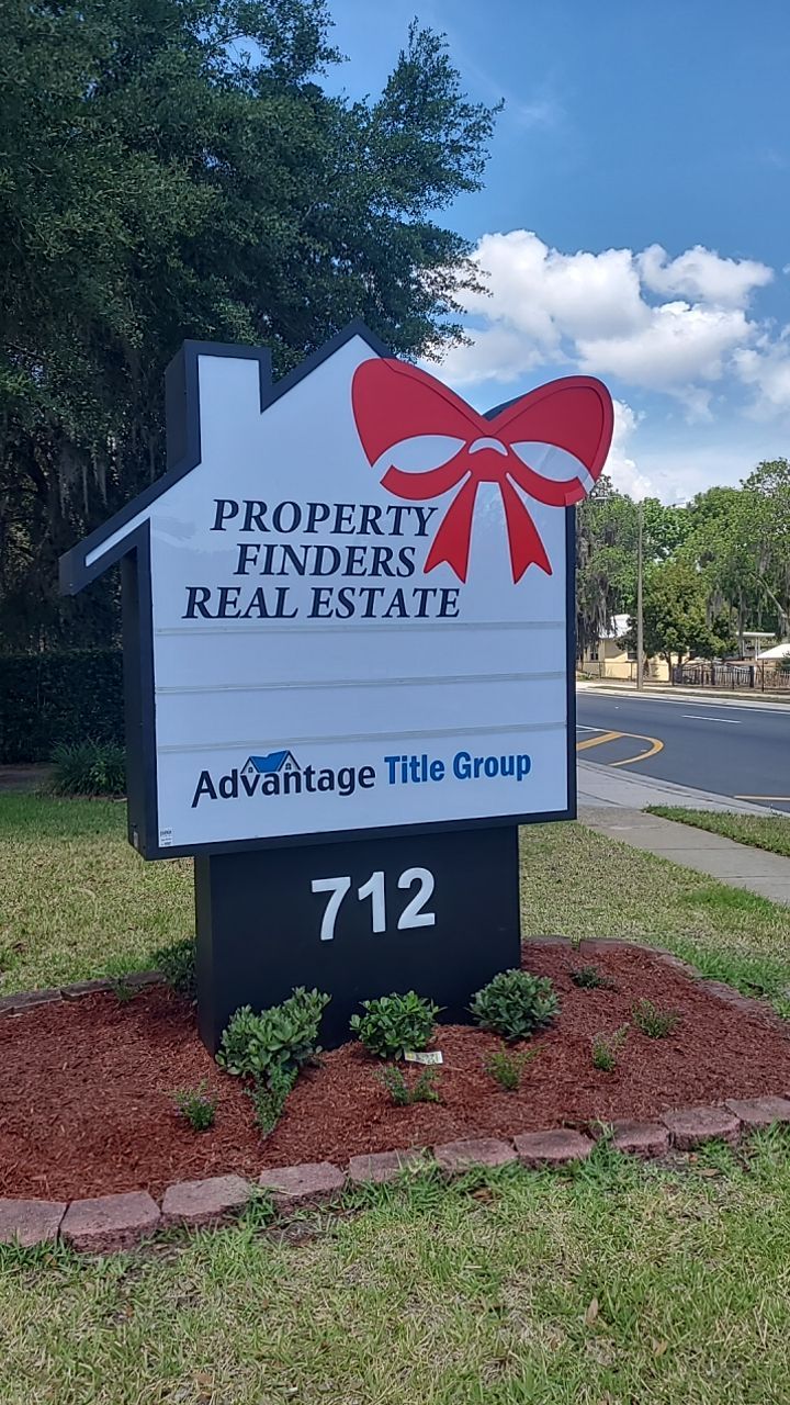 Monument Sign for Property Finders by SignCrafters