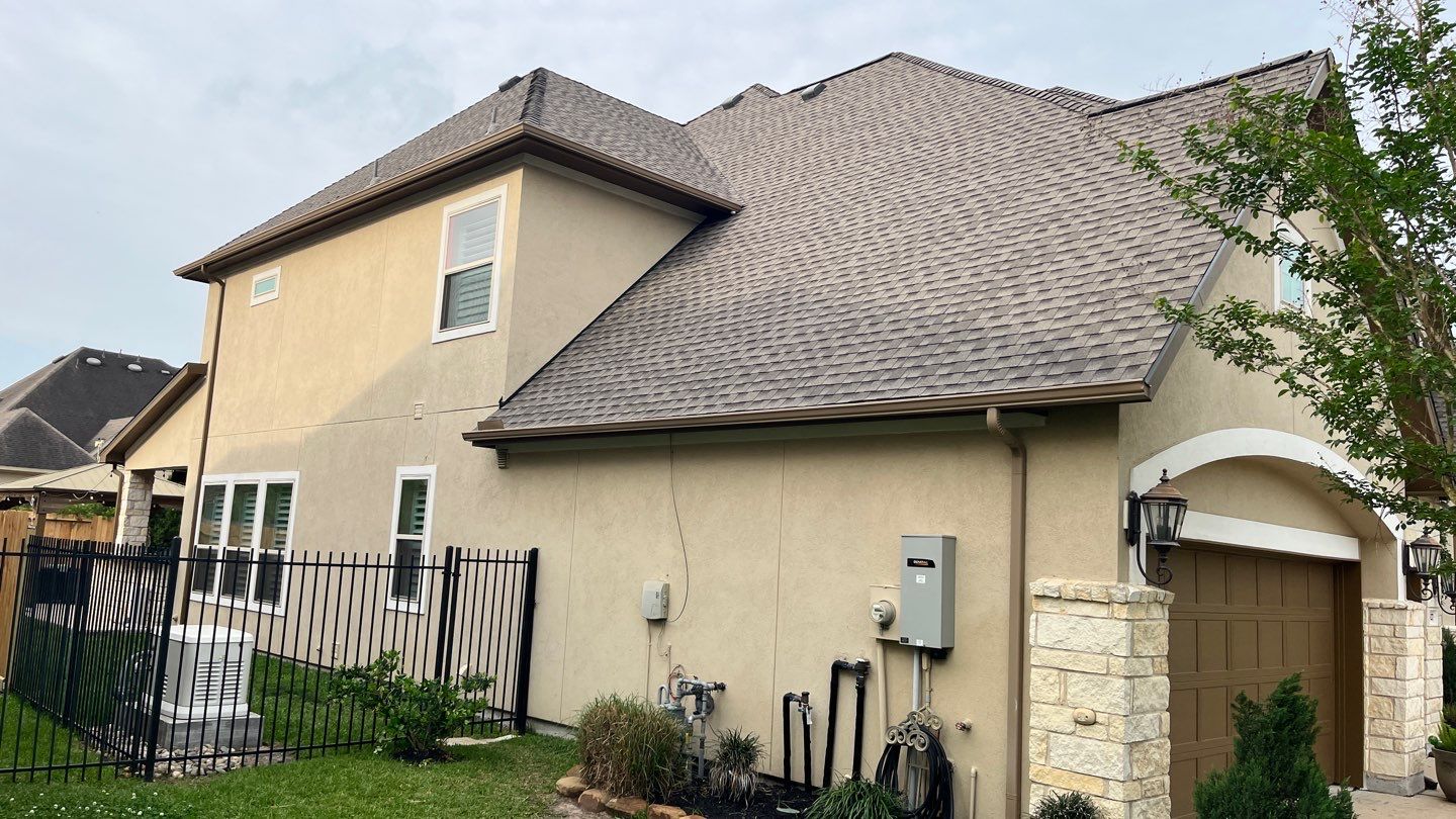 Residential Roof Replacement using GAF HDZ - Weathered Wood by Elite Roofing LLC