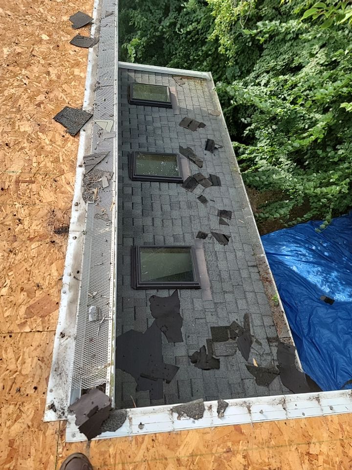 Roof Installation with GAF HDZ Timberline Shingles and Skylight Replacement in Cleveland, WI by Gellings Roofing and Siding LLC