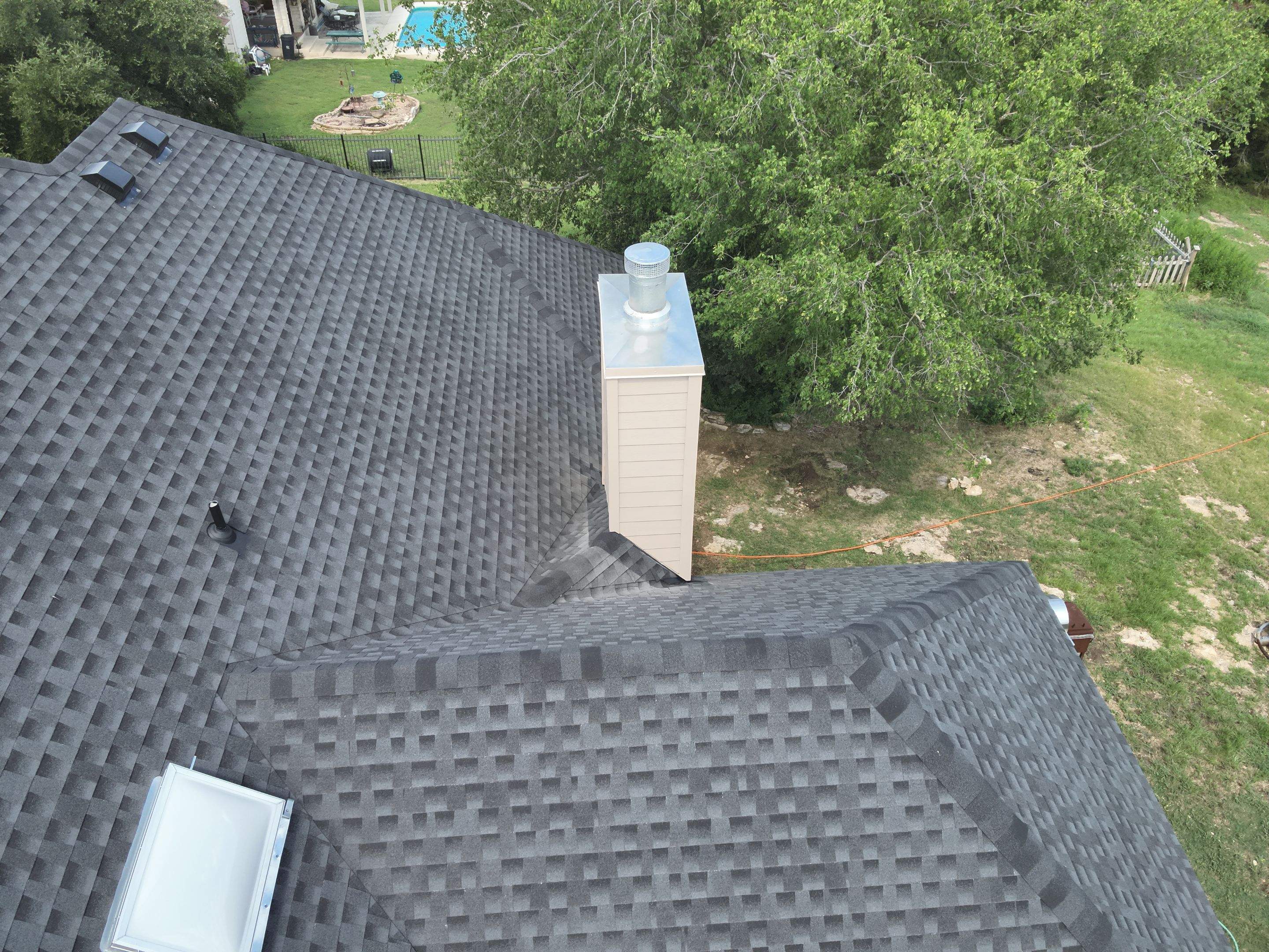 Residential Roof Replacement using GAF - HDZ - Charcoal by Action Exteriors Austin