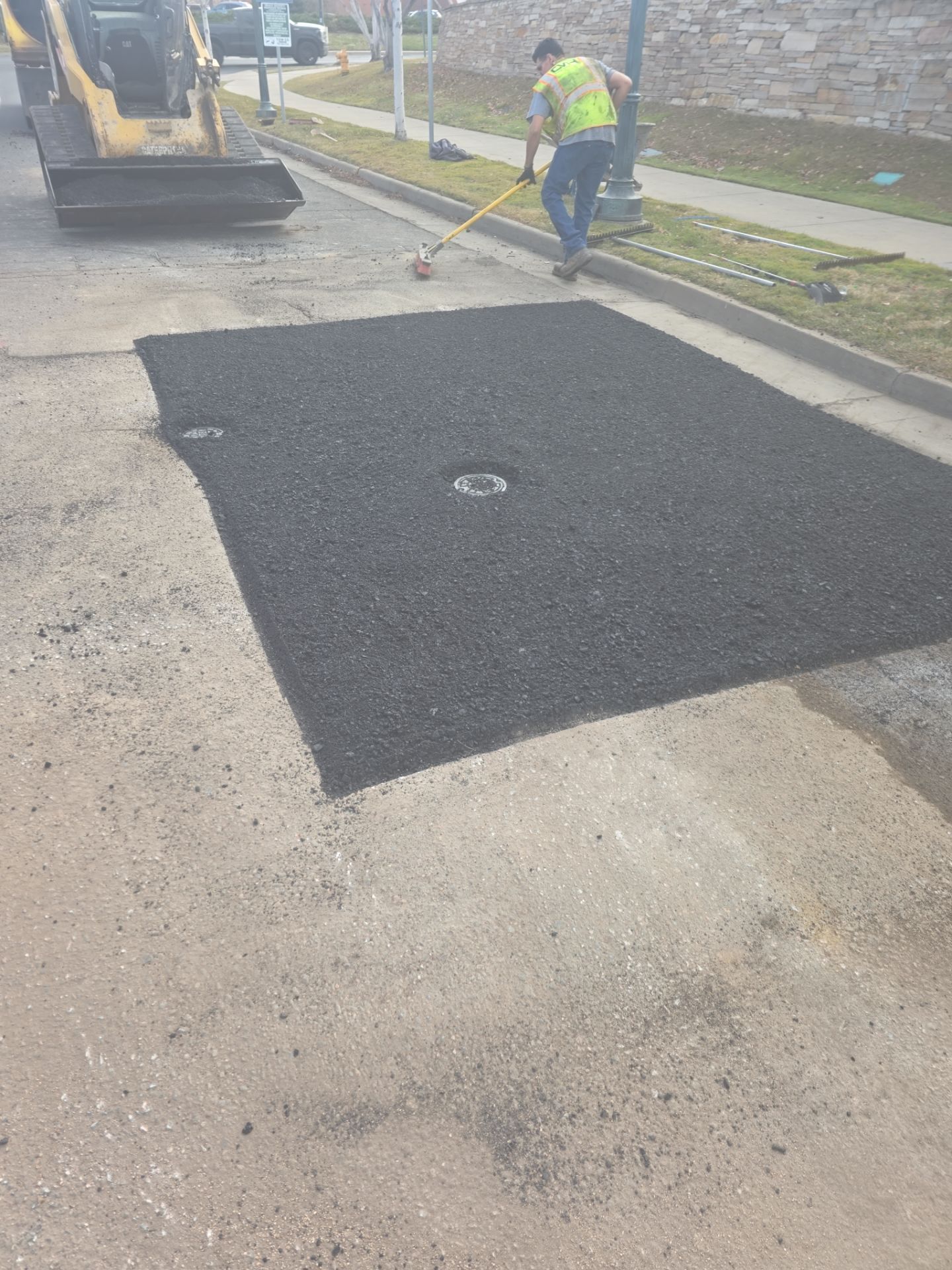 Asphalt Patching for underground project Colorado Mills by DMH Site Services