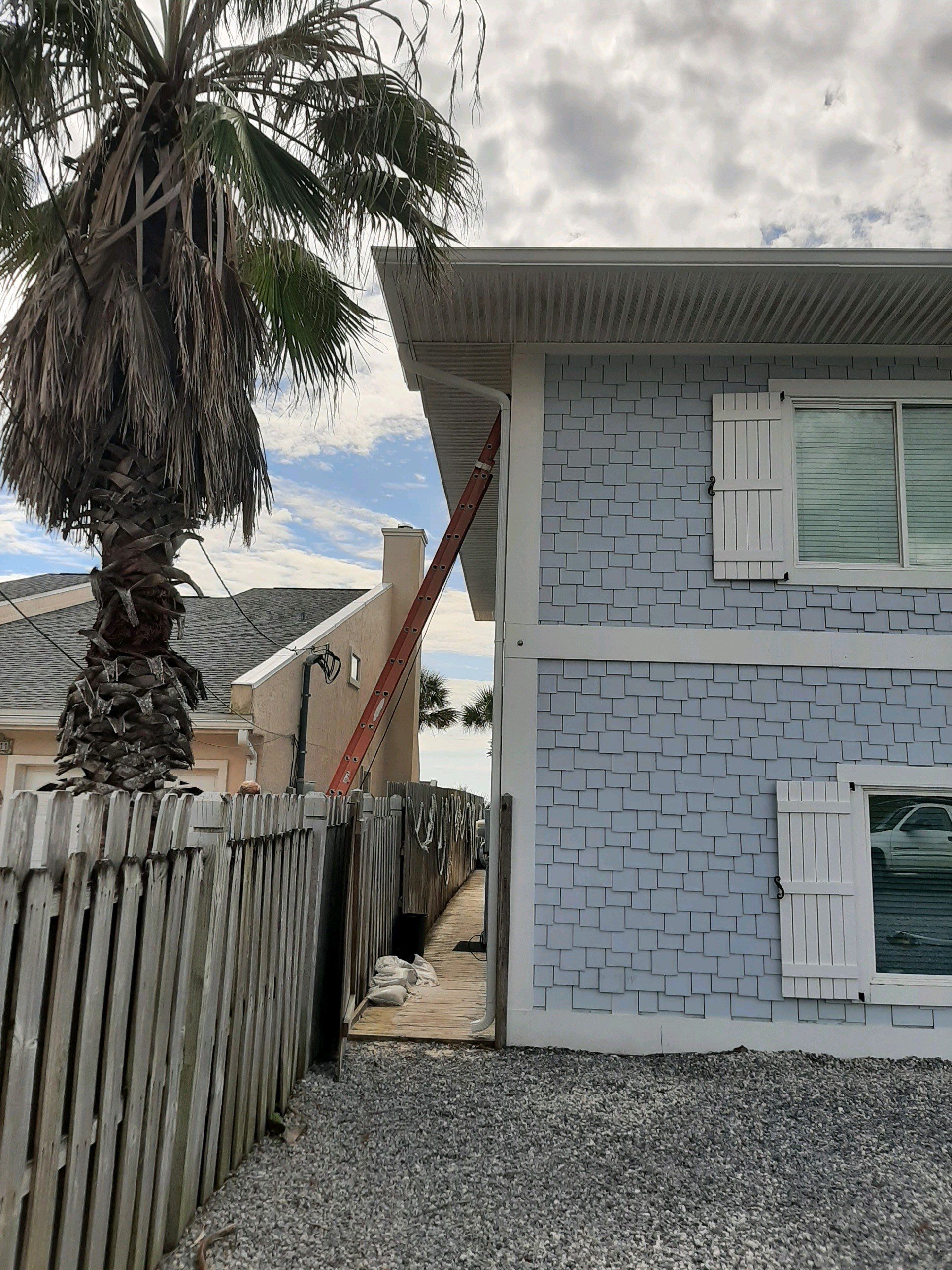 Gutter Installation using K-Style Seamless Gutters by Gutter Professors