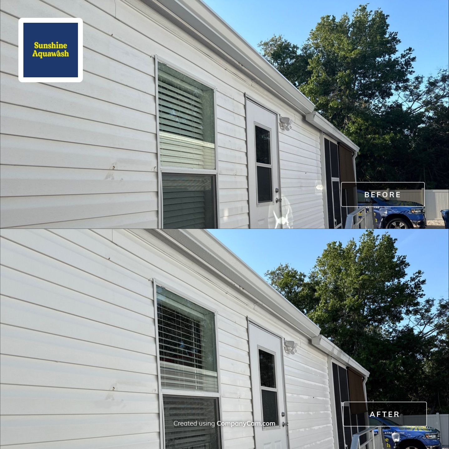 Mobile Home House Wash | Fisherman’s Cove RV Park | Terra Ceia, FL by Sunshine AquaWash