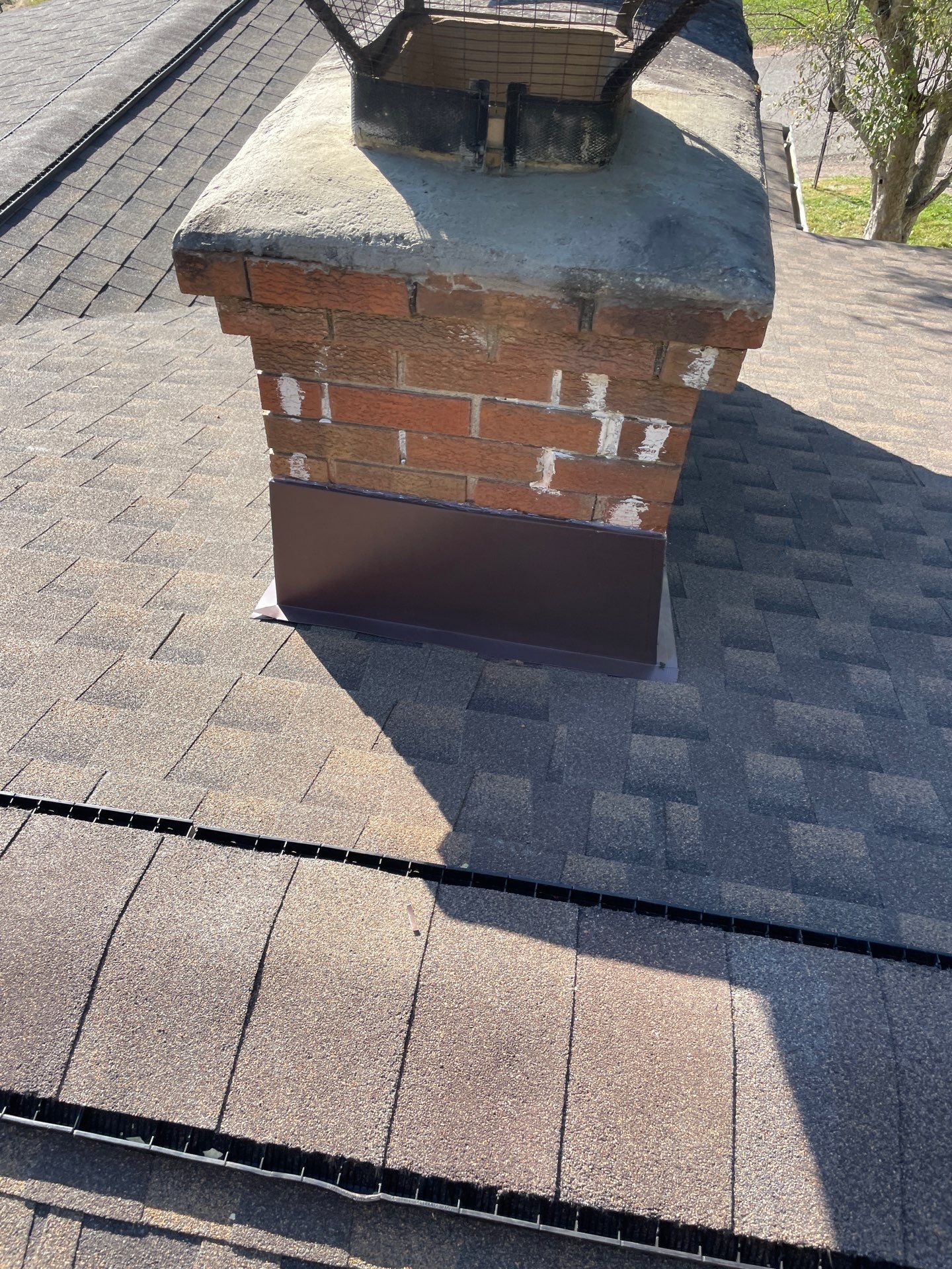 Residential Roofing Installation using GAF TImberline HDZ Hickory by Rainstoppers Roofing