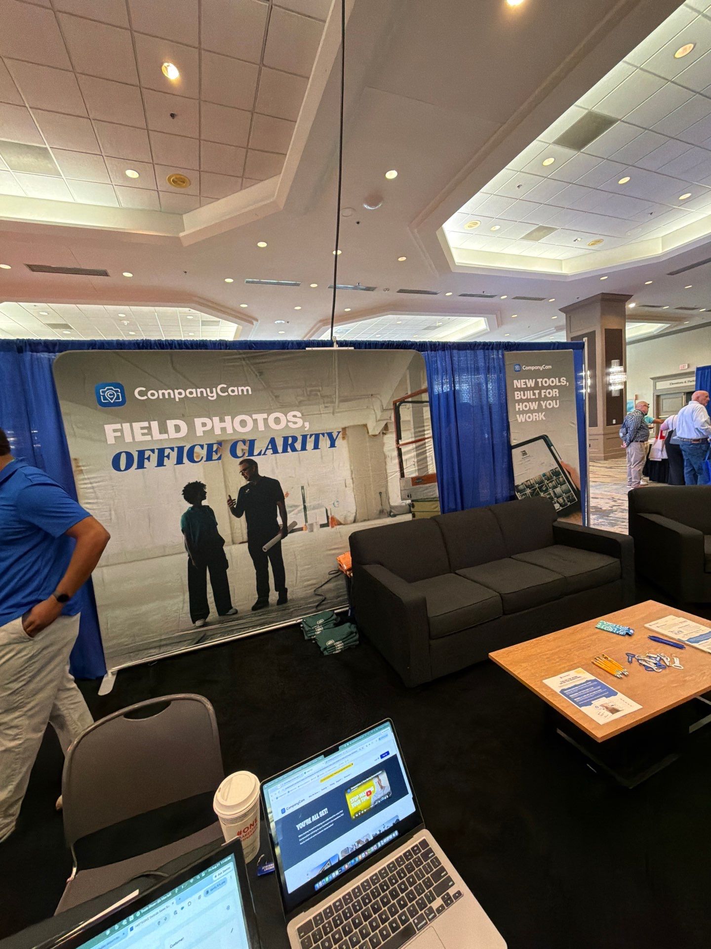 Commercial Exhibit and Branded Booth Installation in Dallas by CompanyCam Sales Demo