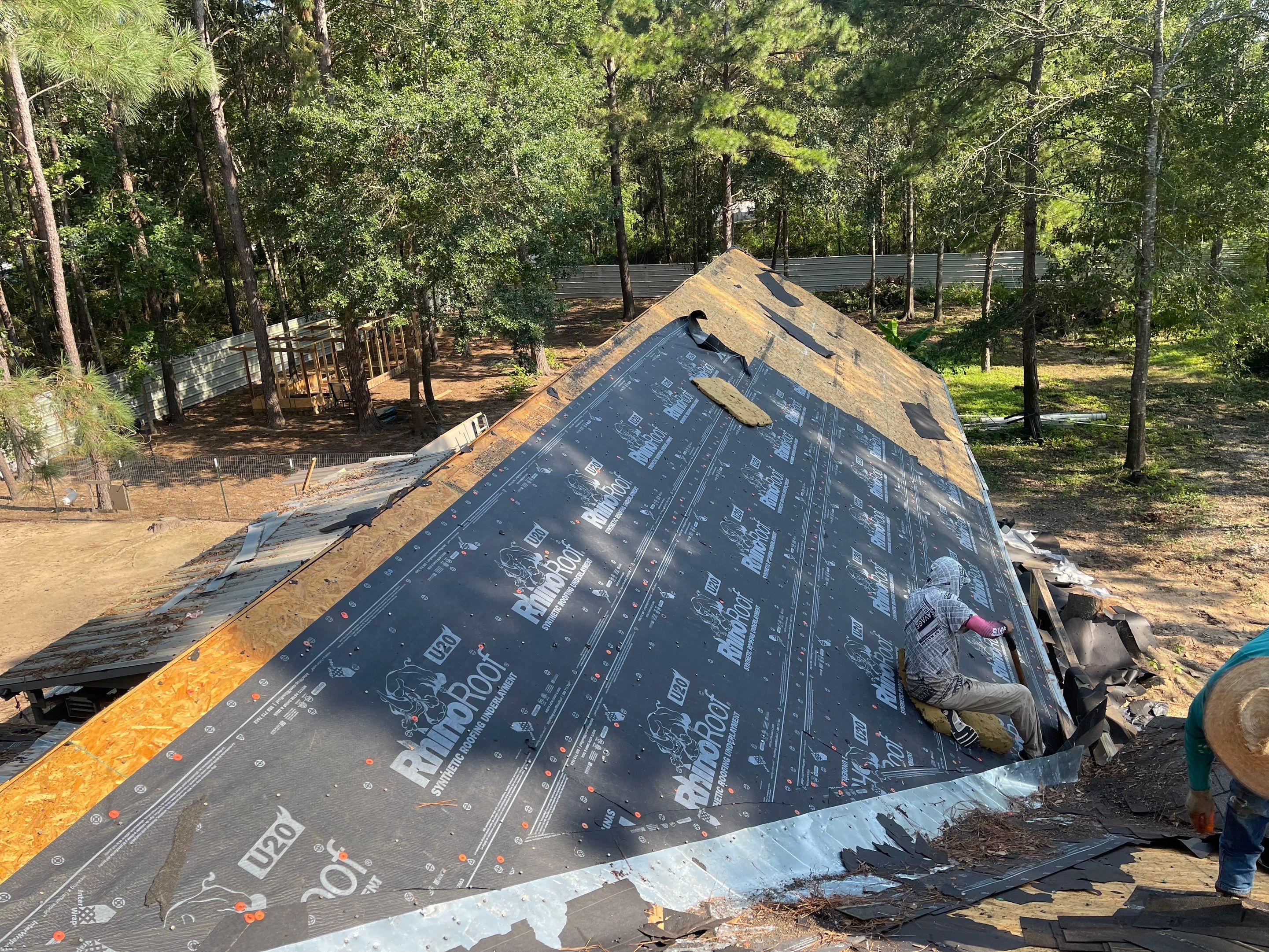 Full Re-Deck & Roof Replacement on Country Home — Cleveland, TX by PL Roofing & SB Roofing, LLC.