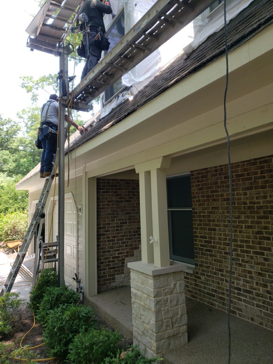 James Hardie Siding Installation, Asphalt Shingle Roof, Aluminum Gutter Replacement  by Custom Installations