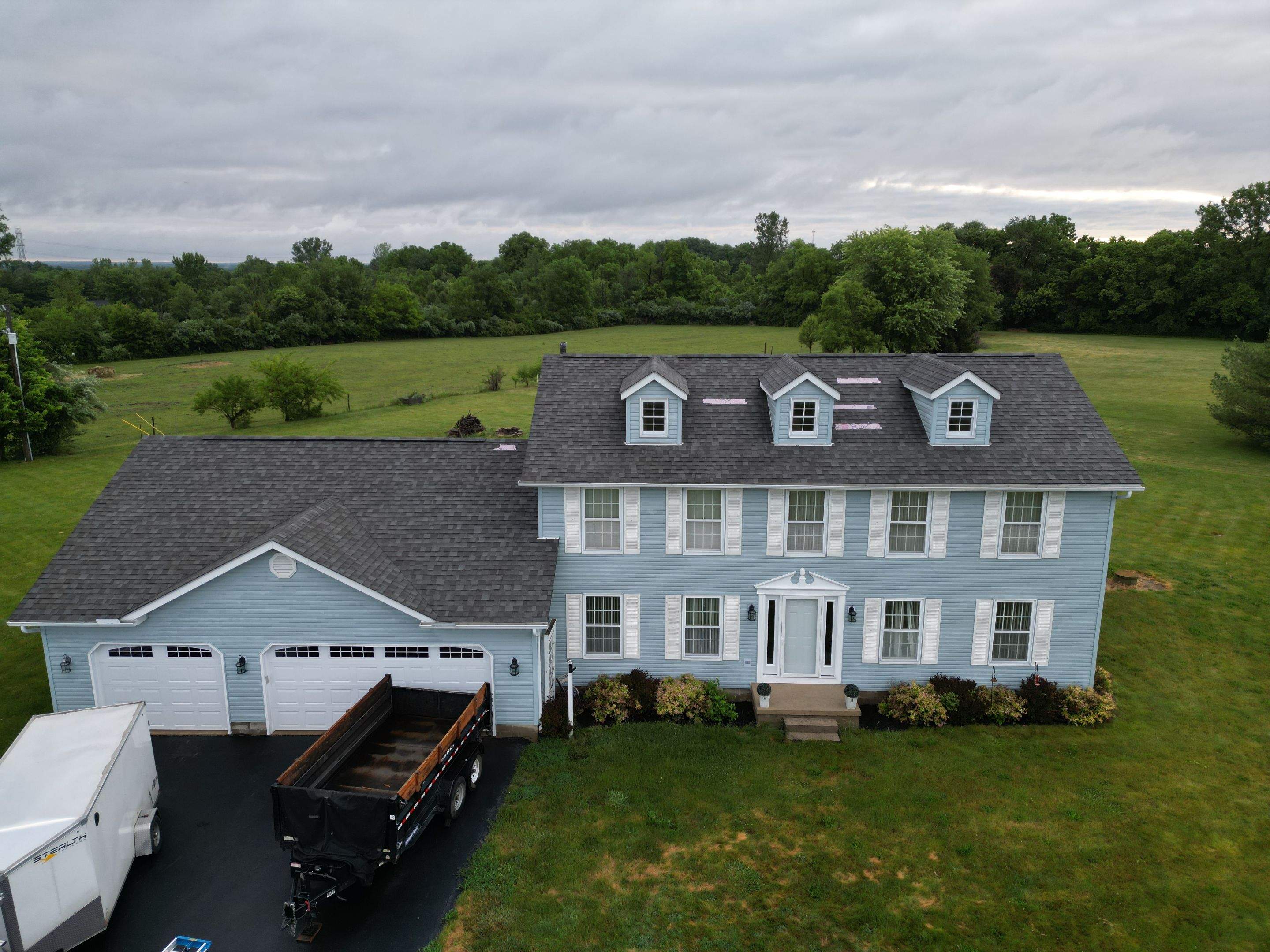 Residential Roofing Installation Using Estate Gray Durations by WIW Enterprises Inc