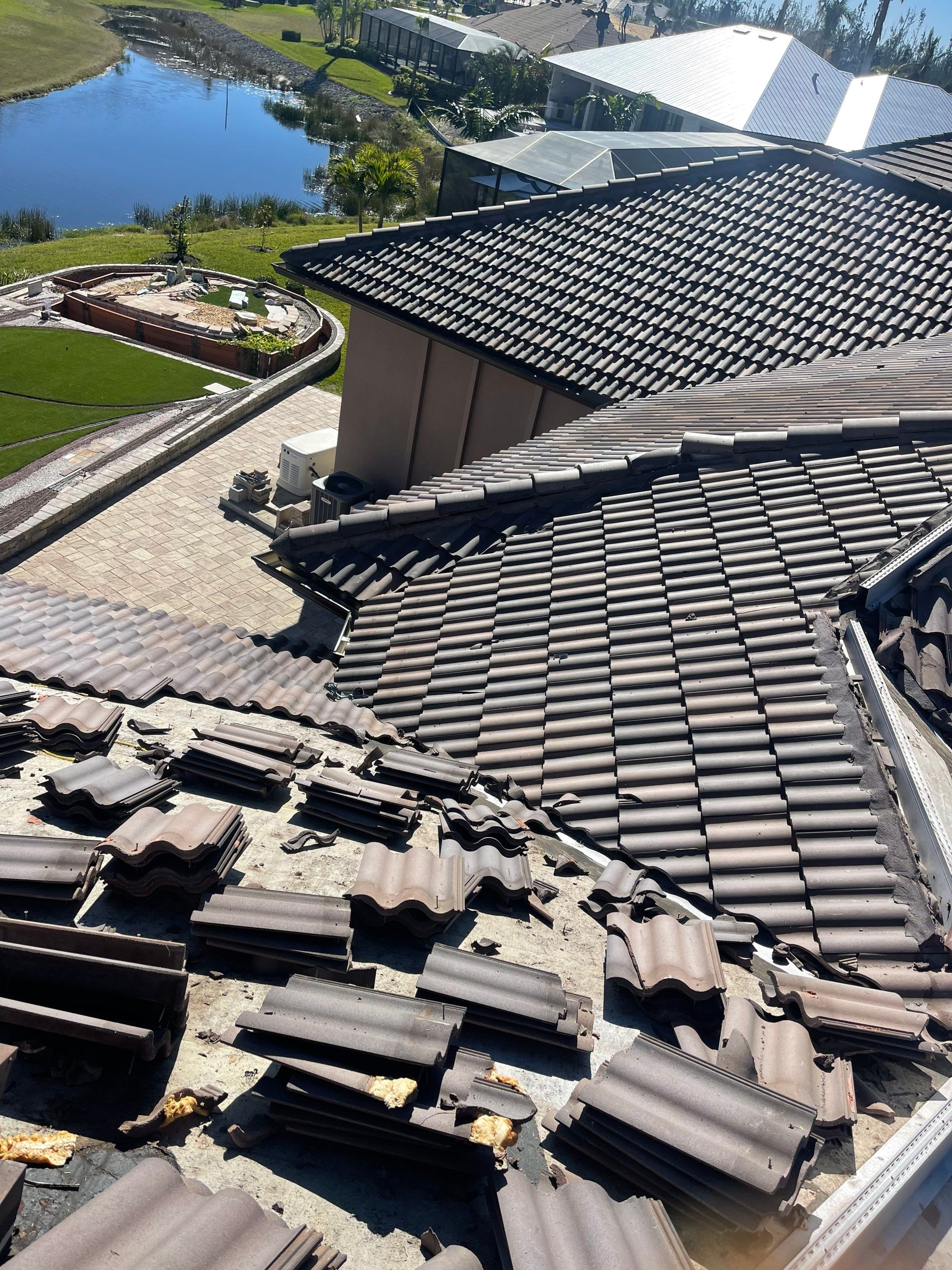 Residential Roofing Installation using Standing Seam Metal Roof in Cape Coral, FL by International Roofing