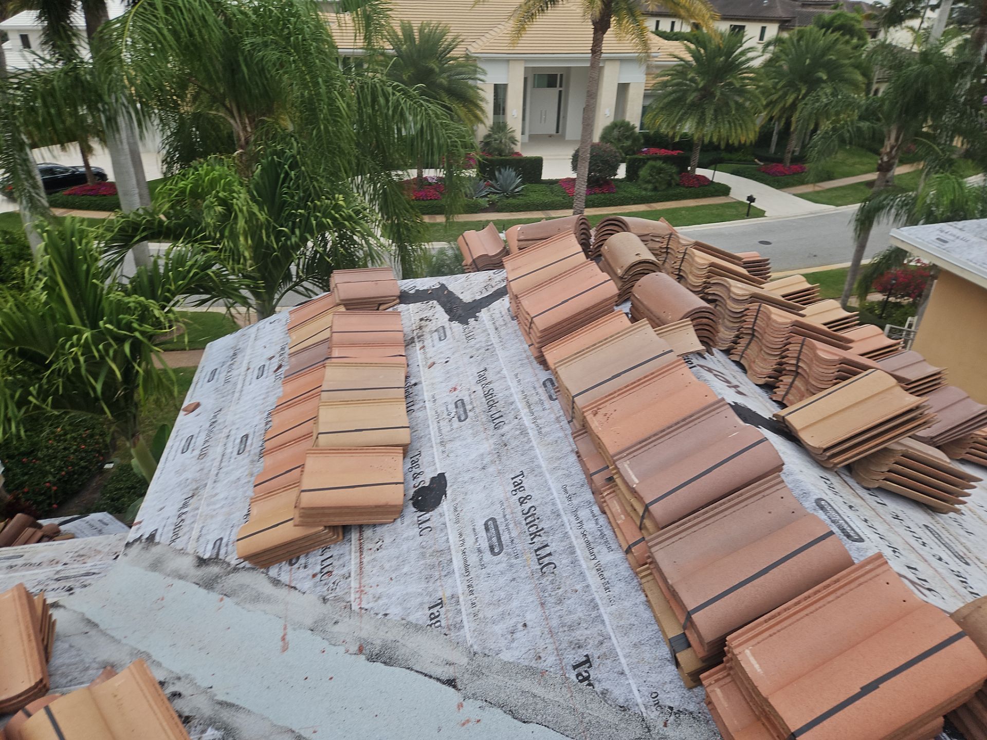 Residential Roofing Installation using Eagle Roofing Tile by BLUES BROTHERS ROOFING