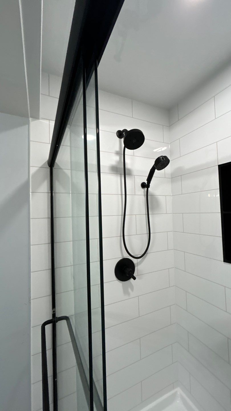 From Stall to Walk-In Shower by BathPlanet SW Virginia