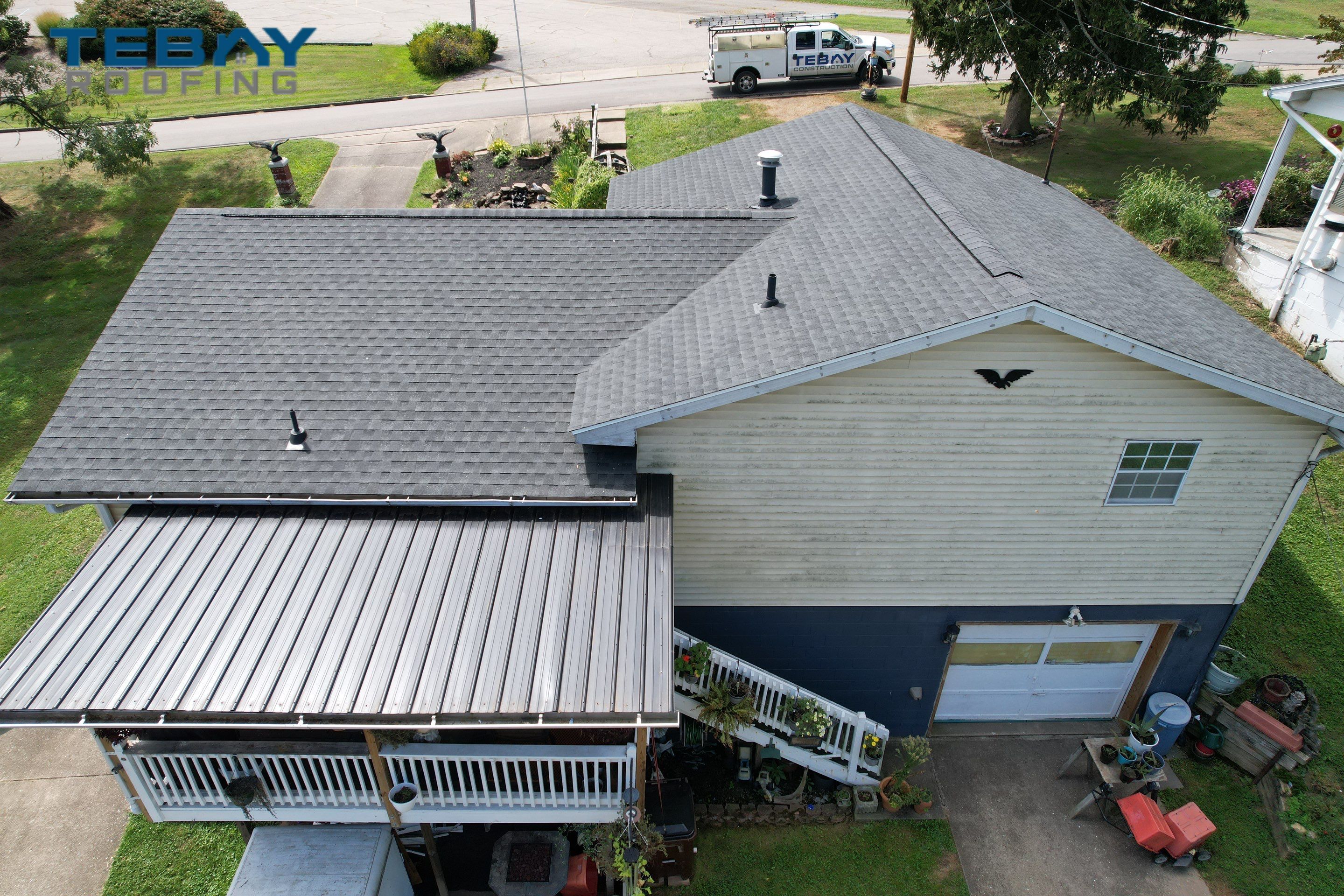 Residential Roofing Installation using GAF Timberline HDZ, Charcoal by Rainstoppers Roofing