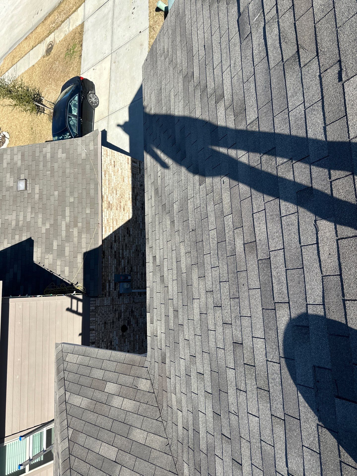 Residential Roofing Repair using 3-Tab Shingles after a Wind Storm! by Core Four Roofing