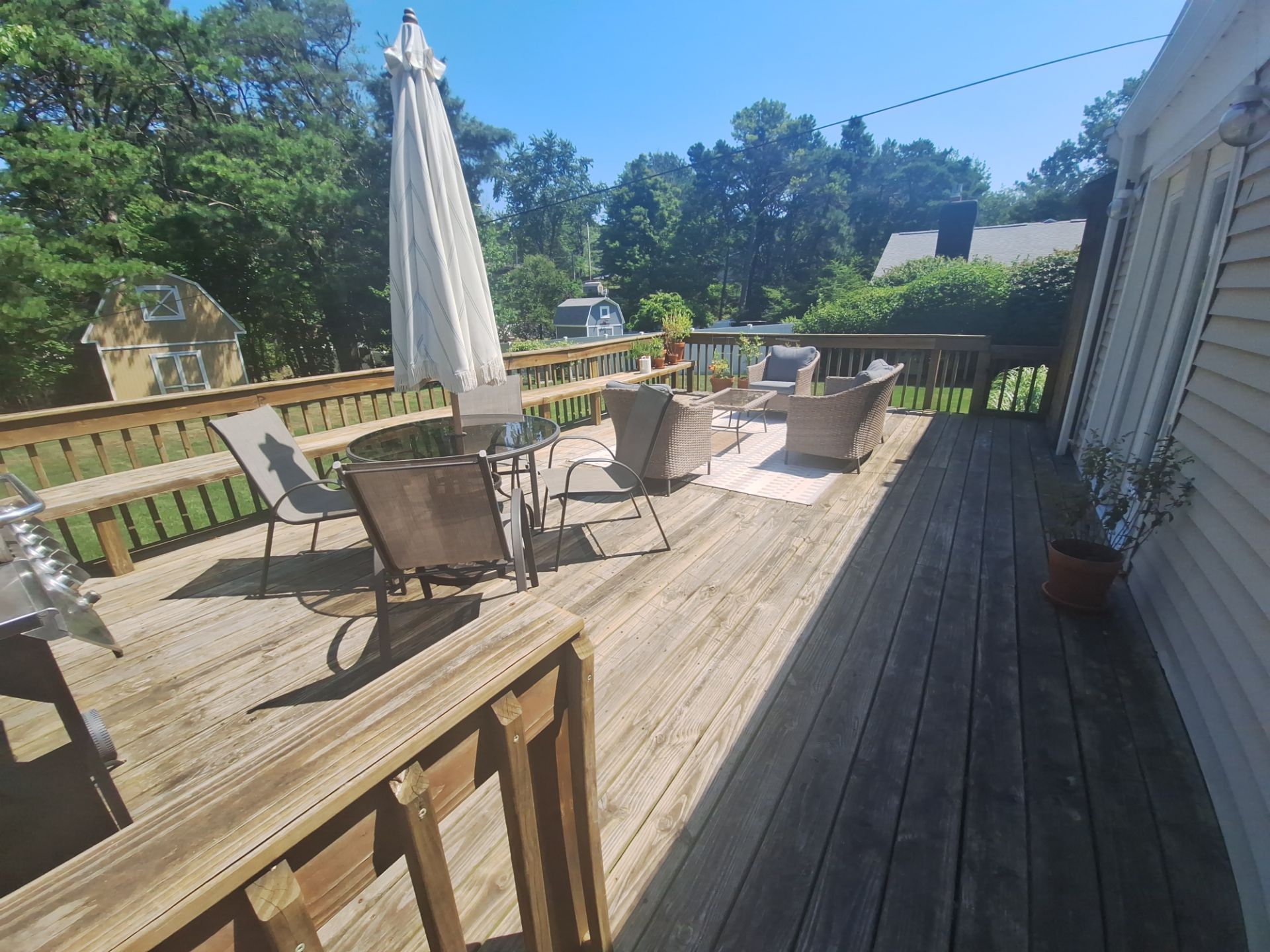 Deck Wash & Stain Transformation | Spring Lake, Michigan by Gordon Painting