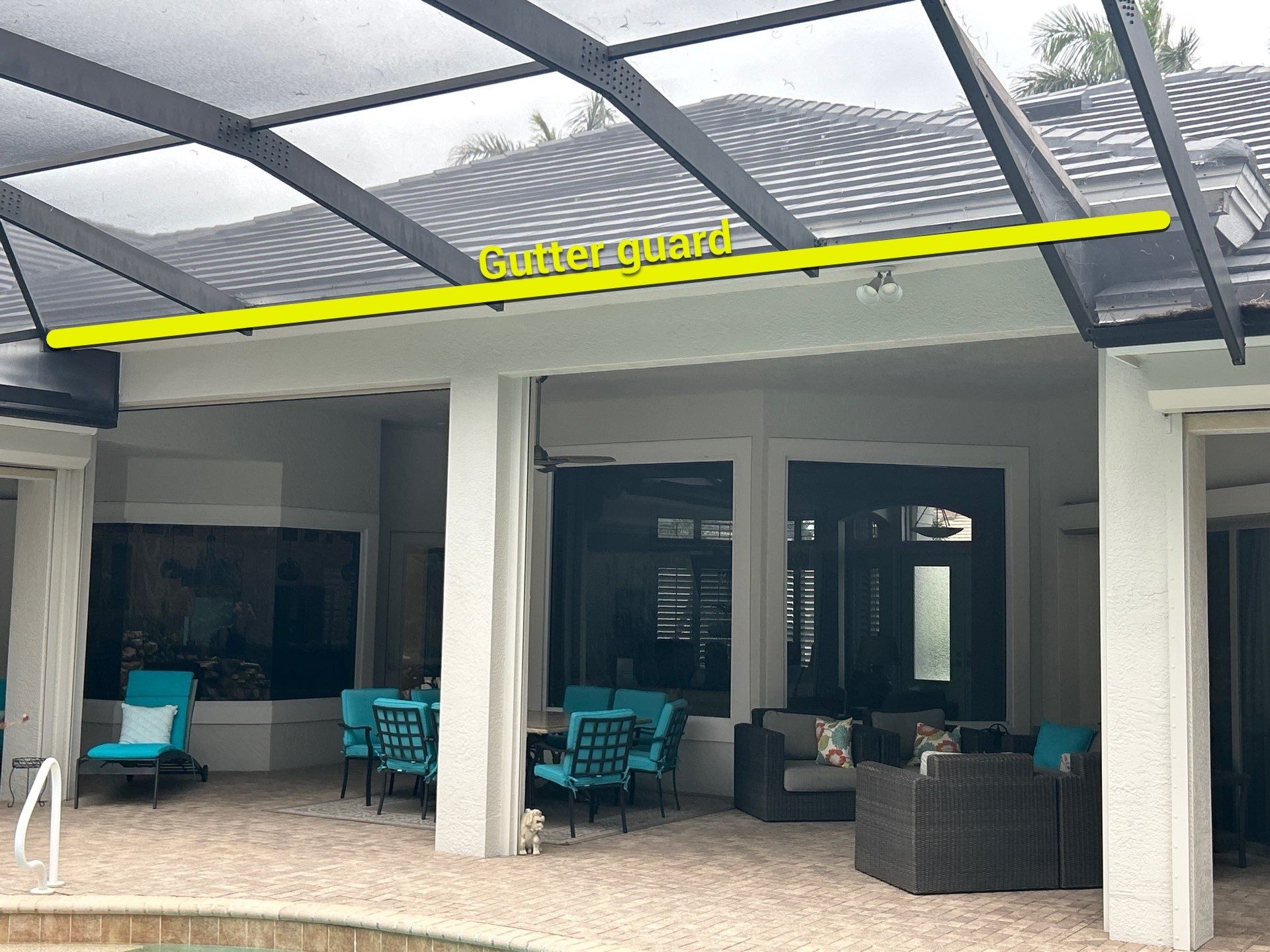 7-Inch Seamless Gutters for Luxury Homes in Naples FL by Gutter Professors