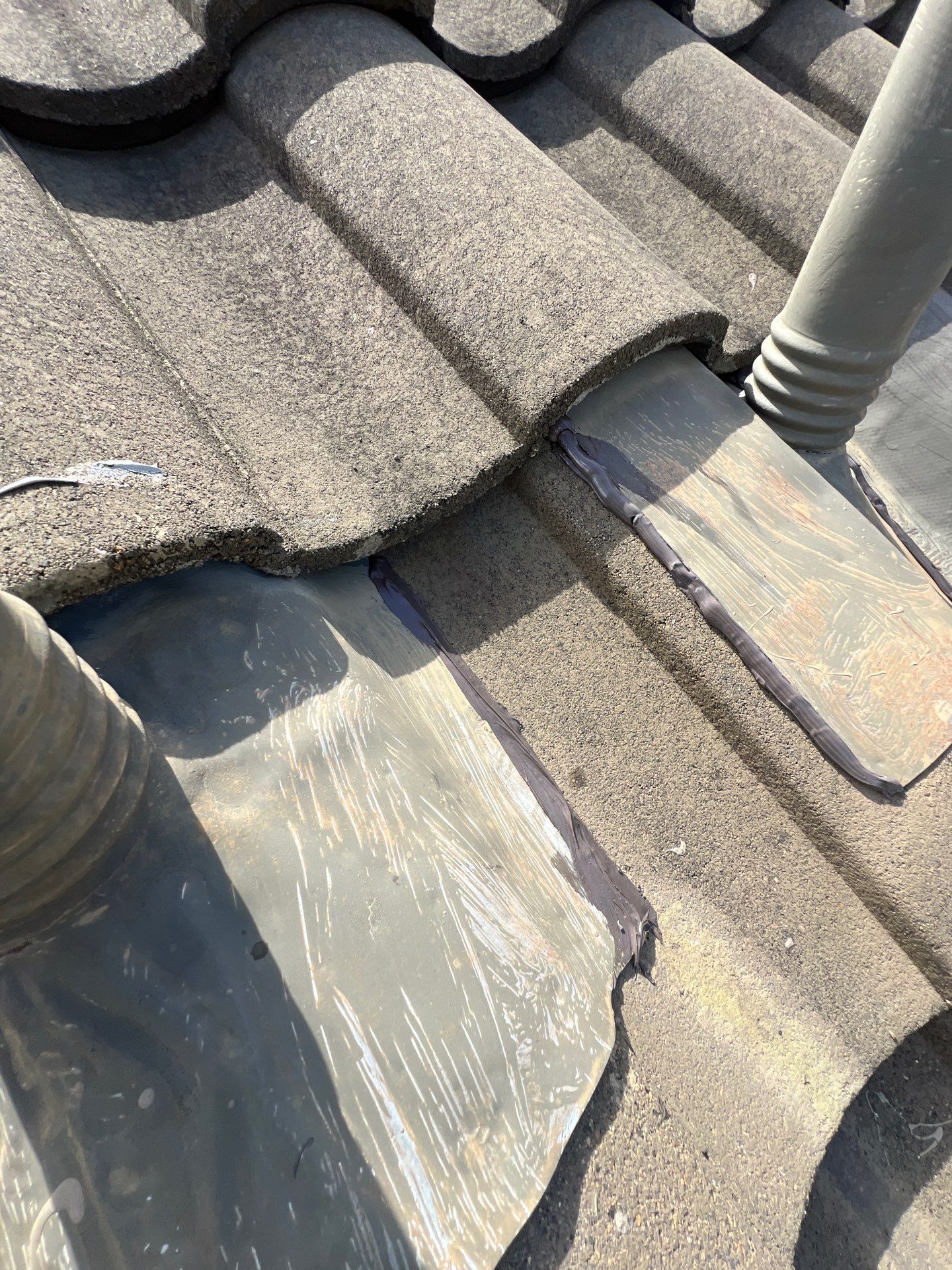 Residential Roofing Repair using tile by Roof Repair Services LLC