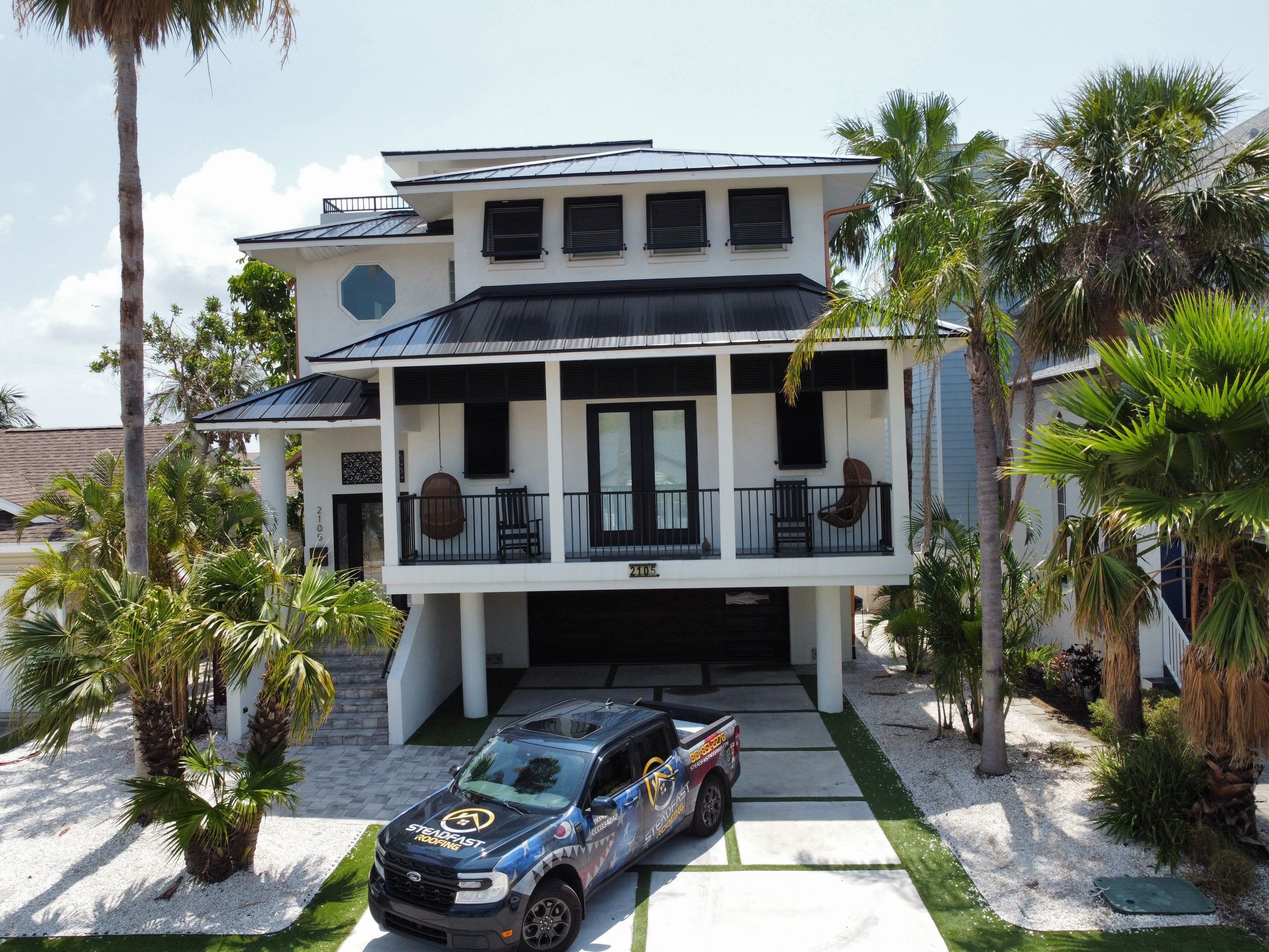 Roof Replacement in St Pete Beach, FL. by Steadfast Roofing