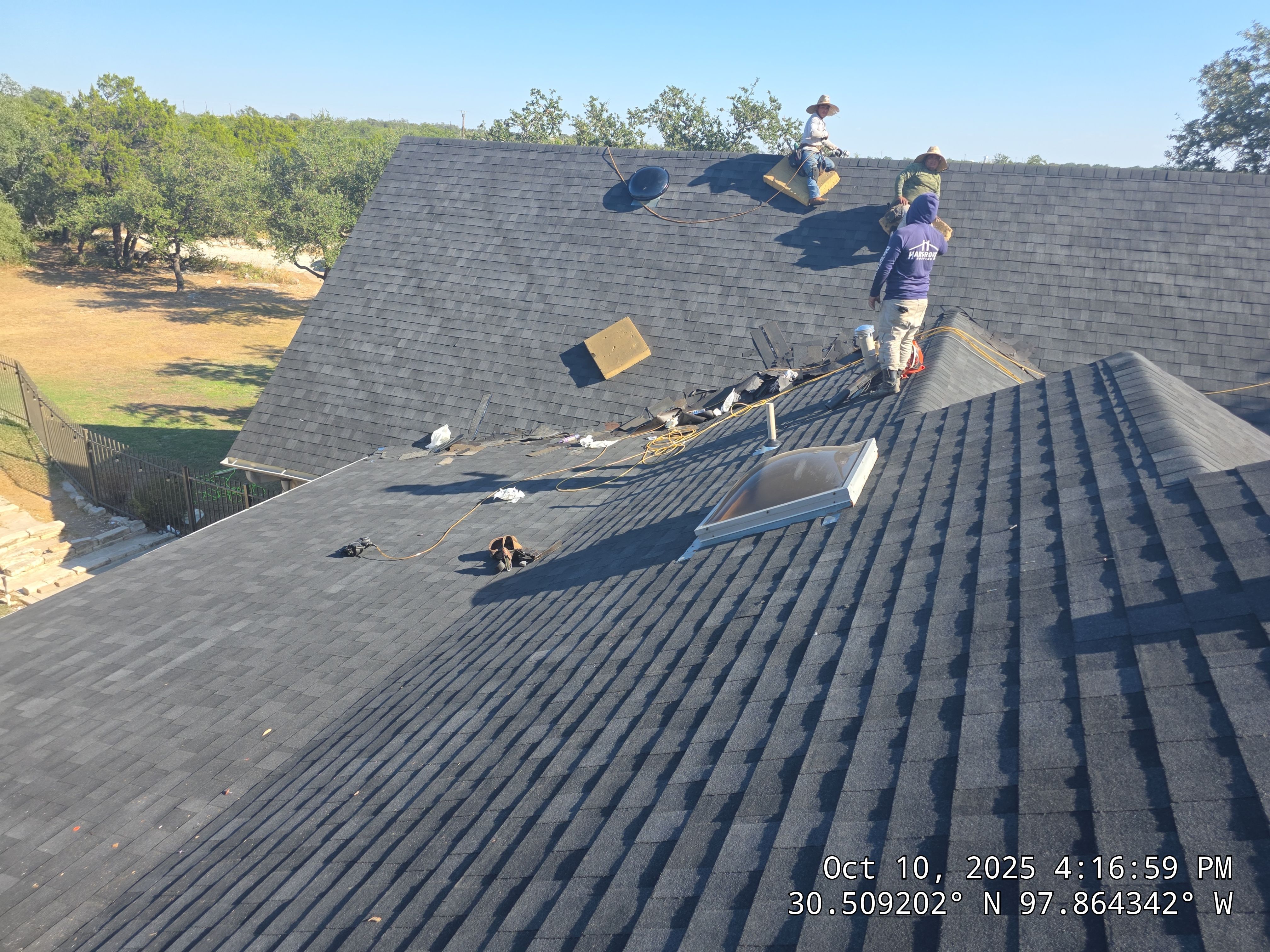 Residential Roofing Replacement and Exterior Restoration in Leander, Texas by Caliber Restoration LLC