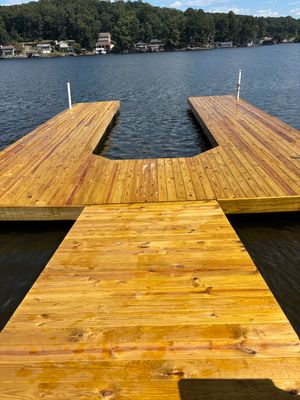 Wood Dock using Wood Sealant